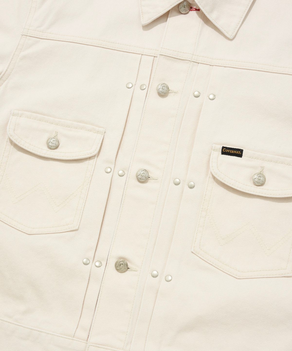 커버낫(COVERNAT) [COVERNAT X WRANGLER] 오리지널 데님 자켓 아이보리