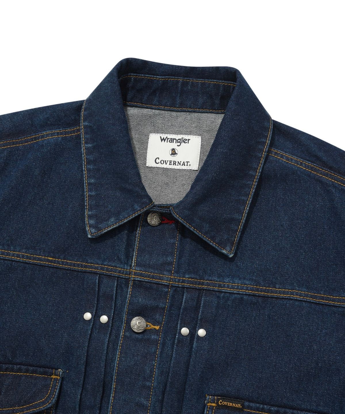 커버낫(COVERNAT) [COVERNAT X WRANGLER] 오리지널 데님 자켓 인디고 로우