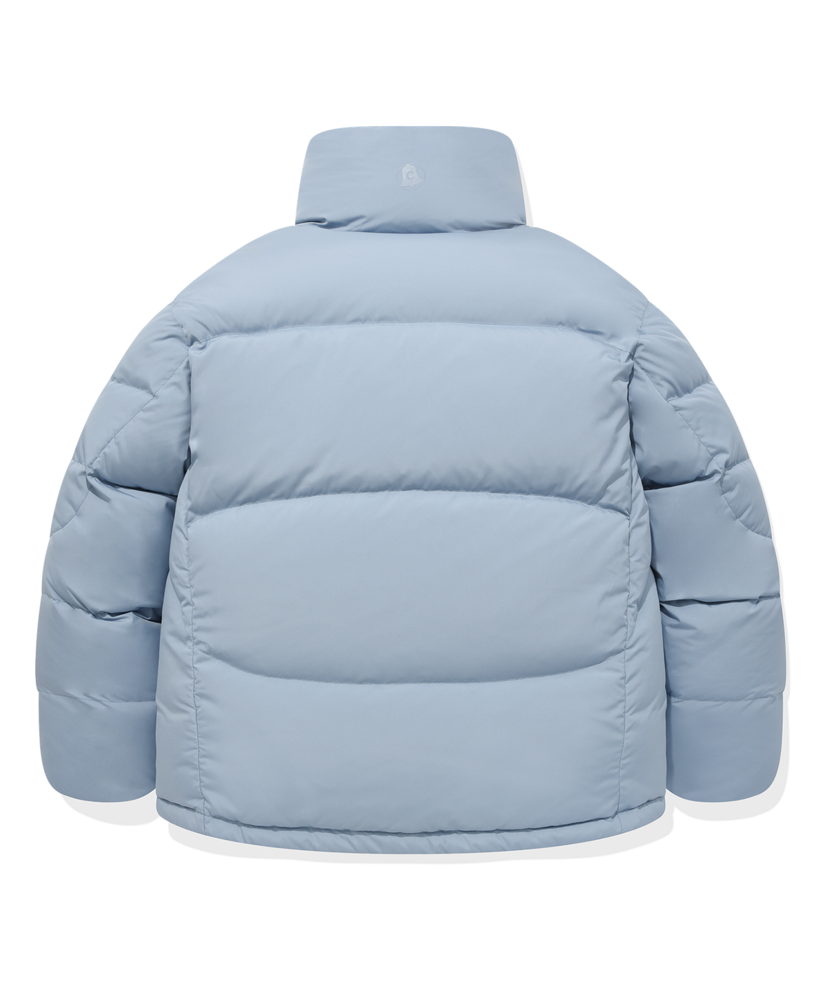 커버낫(COVERNAT) [COVERNAT X WRANGLER] 하이넥 콜라보 아트웍 덕 다운 스카이 블루