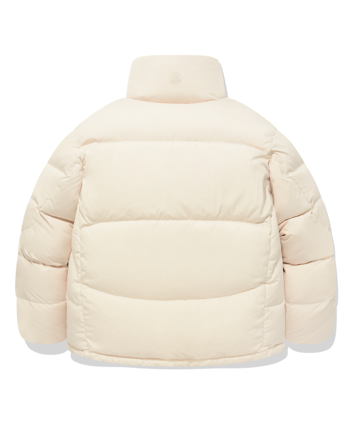 커버낫(COVERNAT) [COVERNAT X WRANGLER] 하이넥 콜라보 아트웍 덕 다운 아이보리