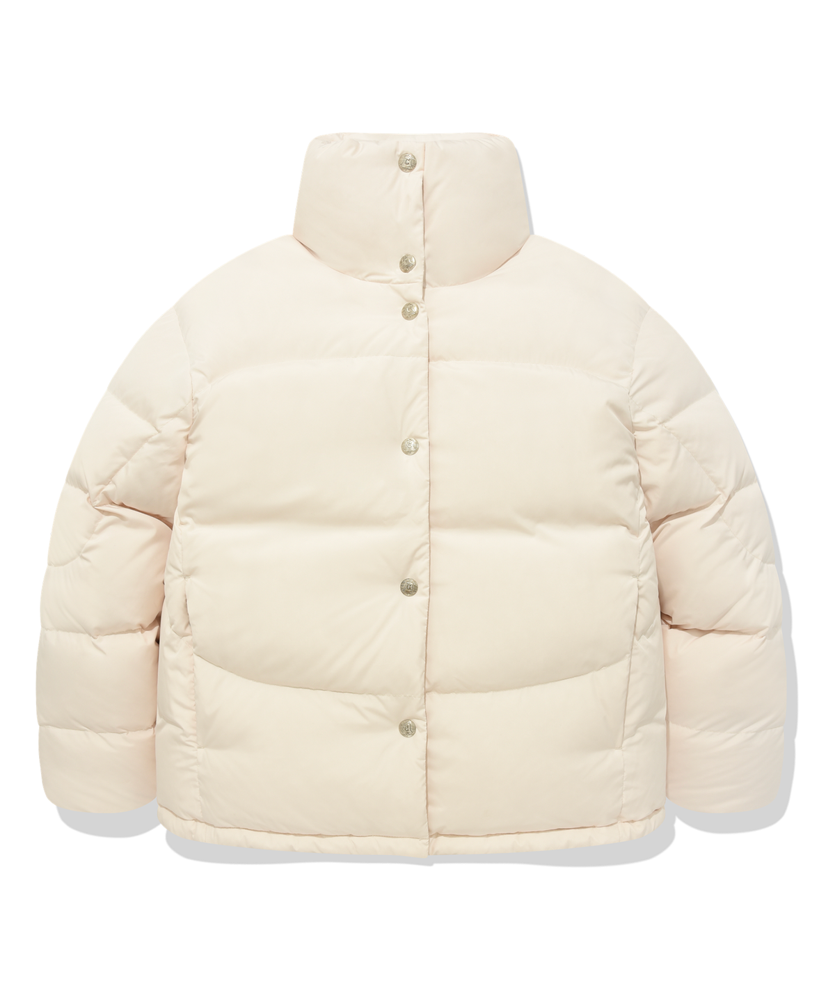 커버낫(COVERNAT) [COVERNAT X WRANGLER] 하이넥 콜라보 아트웍 덕 다운 아이보리