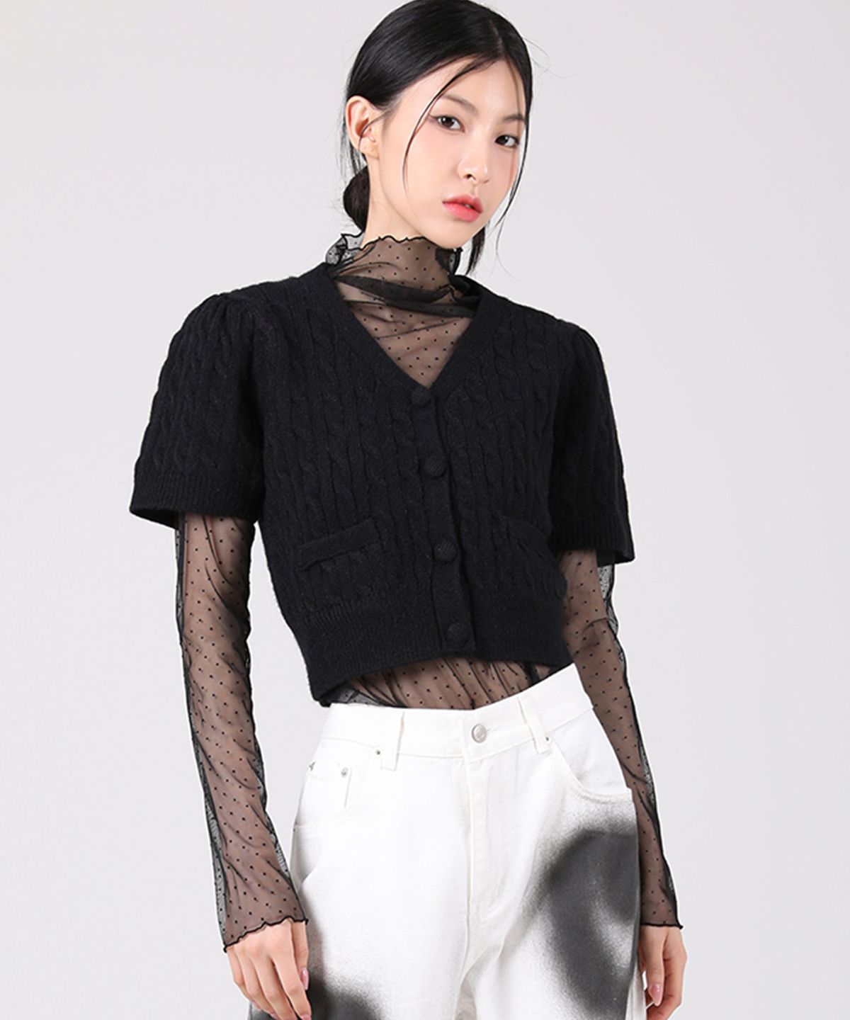 어반드레스(AVANDRESS) Titi Cable Knit Cardigan - 7COL