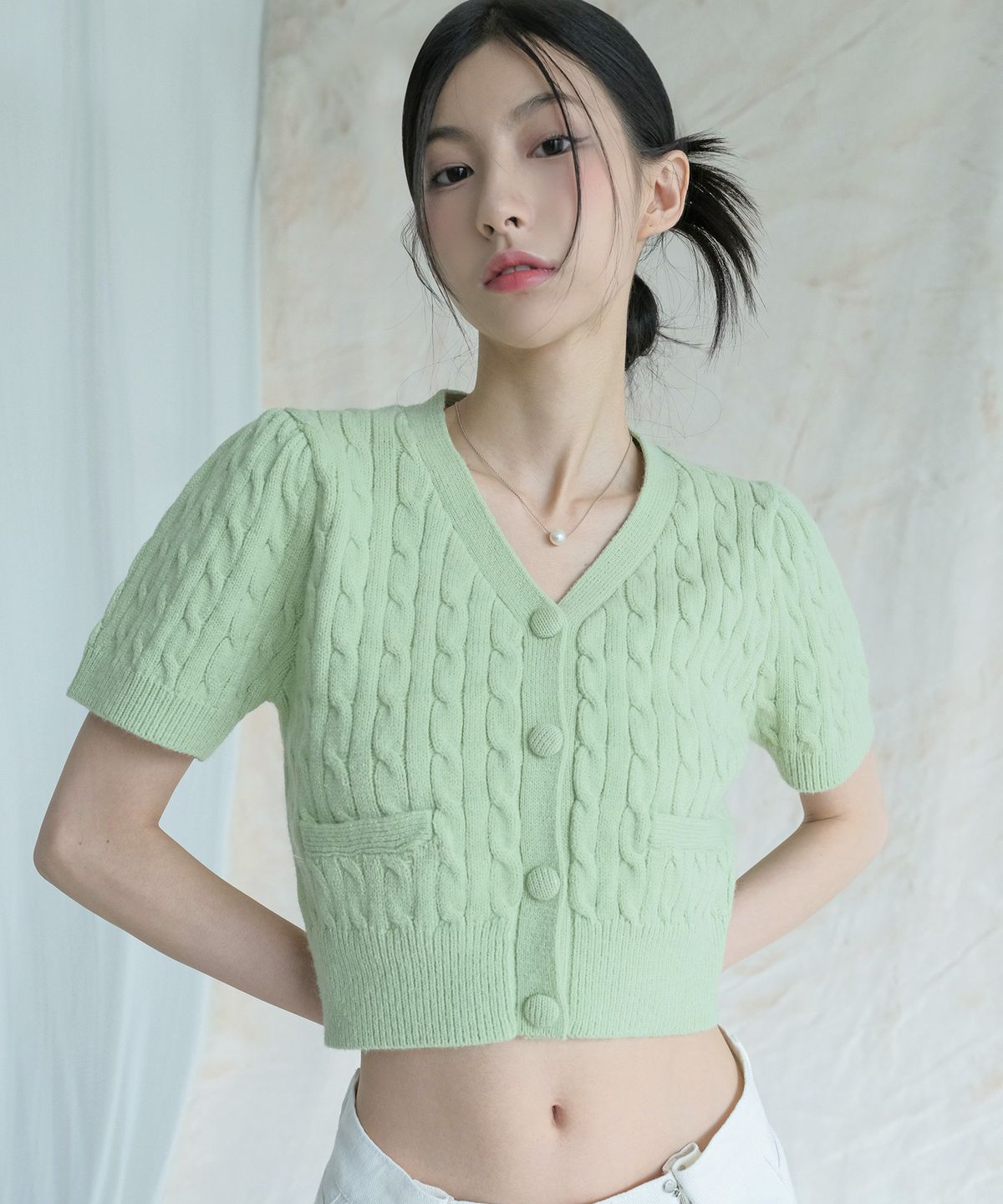 어반드레스(AVANDRESS) Titi Cable Knit Cardigan - 7COL