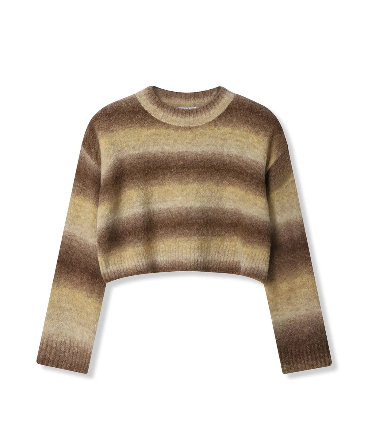 어반드레스(AVANDRESS) Wool Gradation Crop Knit COTTON CANDY