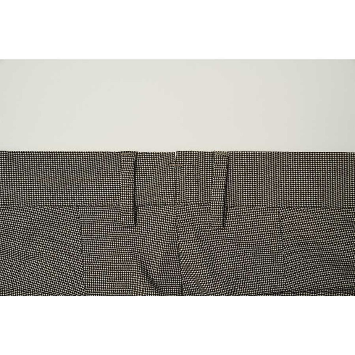블랙브라운(BLACKBROWN) 사이드 어드저스트 하운드 투스 체크 팬츠 [CHARCOAL]