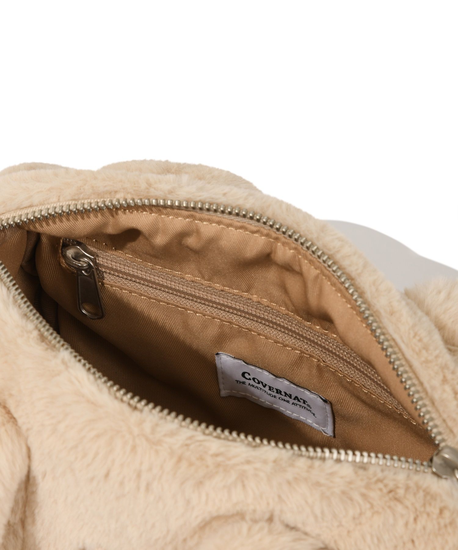 ★COVERNAT WOMAN★ Cloverheart Ecofur Tote Bag Beige CO2304T MUSINSA | COVERNAT Cloverheart Ecofur Tote Bag Beige