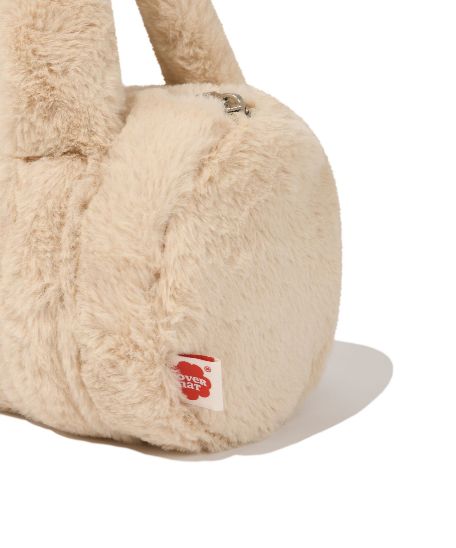 MUSINSA | COVERNAT Cloverheart Ecofur Tote Bag Beige
