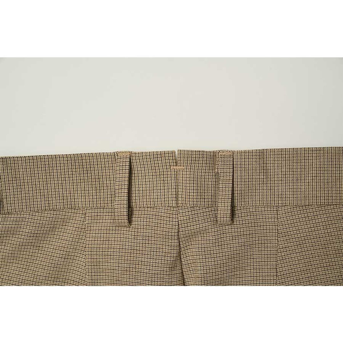 블랙브라운(BLACKBROWN) 사이드 어드저스트 윈도우 페인체크 팬츠  [BROWN]