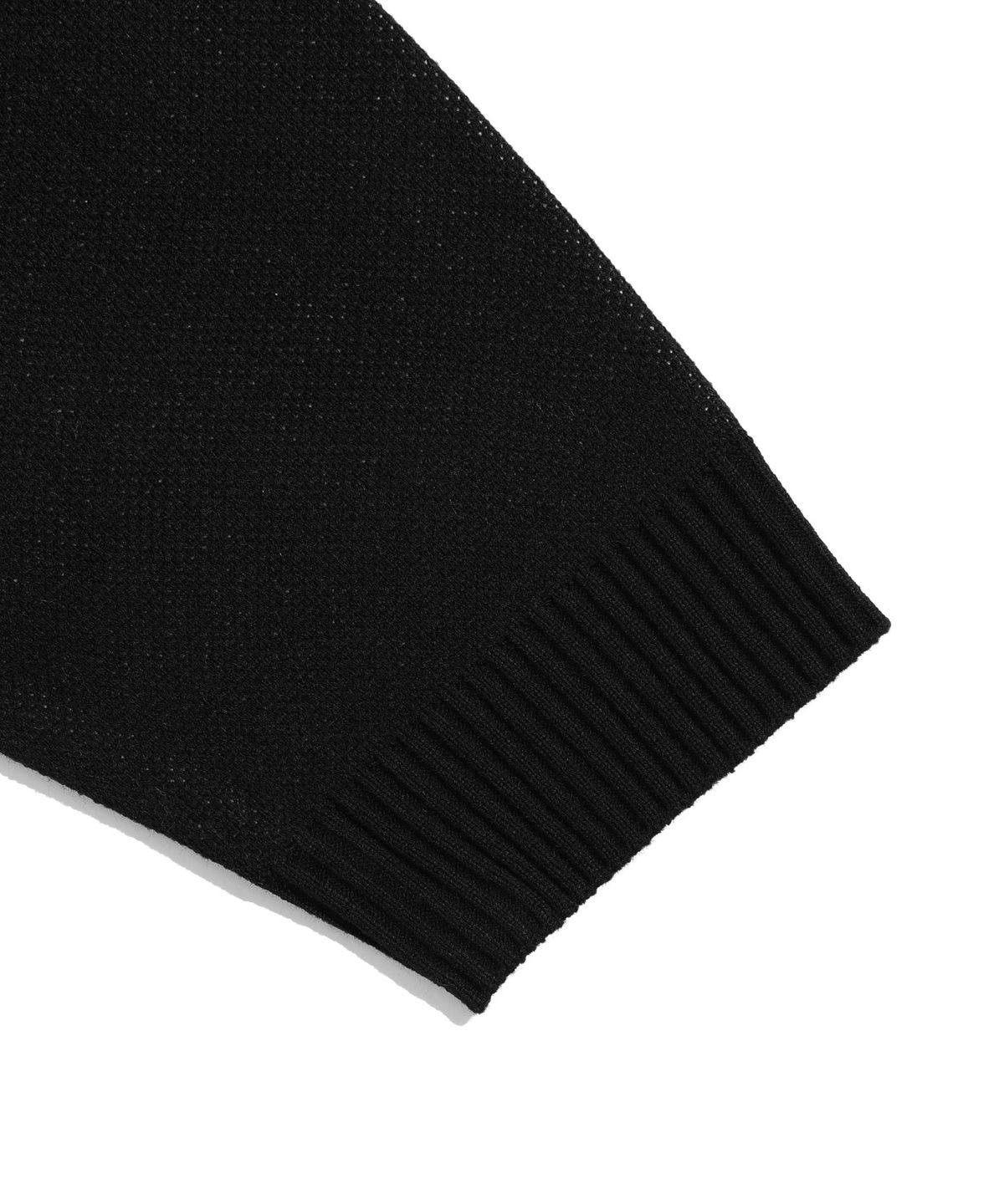 나이스고스트클럽(NICEGHOSTCLUB) TORNADO LOGO KNIT_BLACK(NG2DFUK607A)