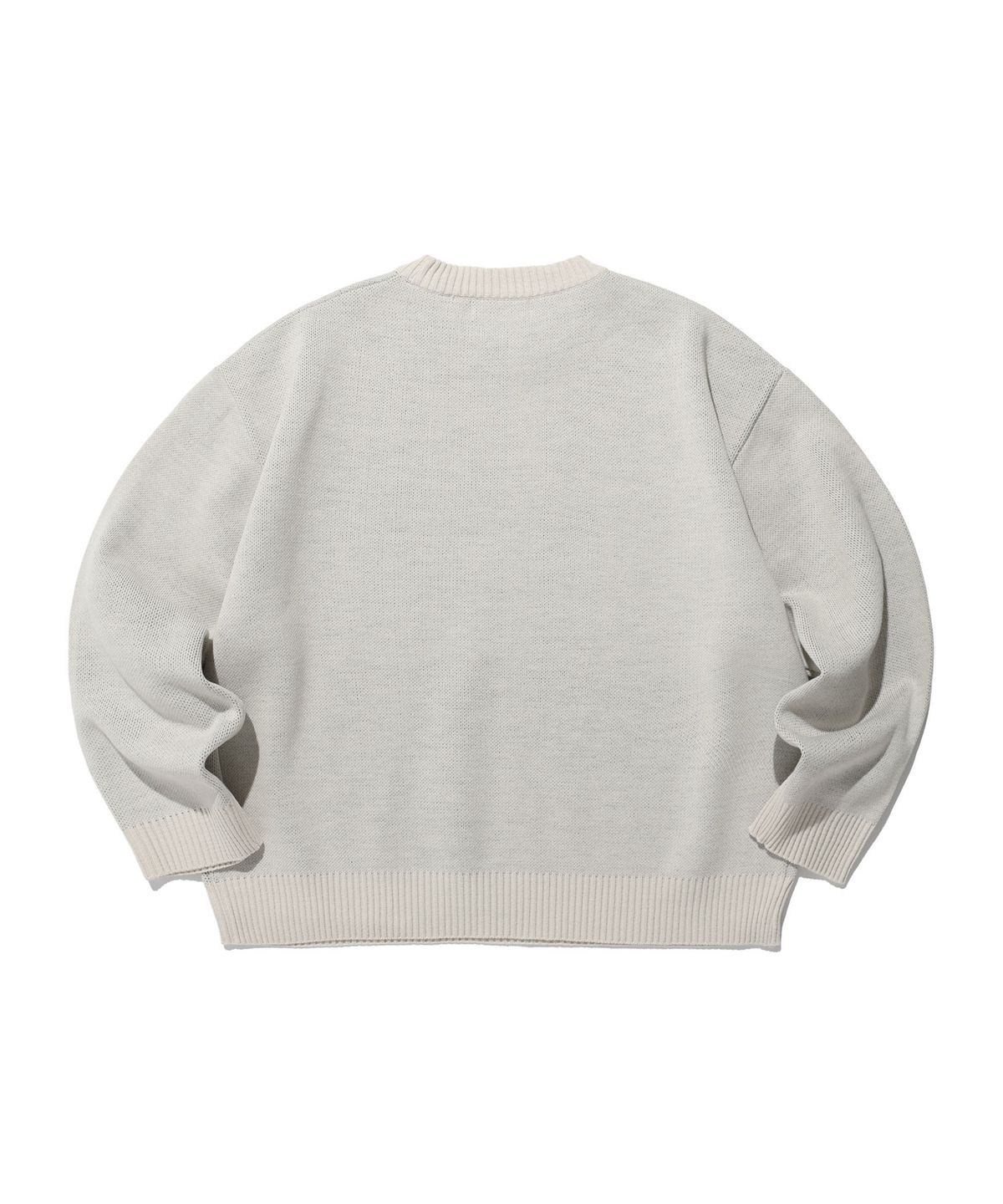 나이스고스트클럽(NICEGHOSTCLUB) TORNADO LOGO KNIT_IVORY(NG2DFUK607A)