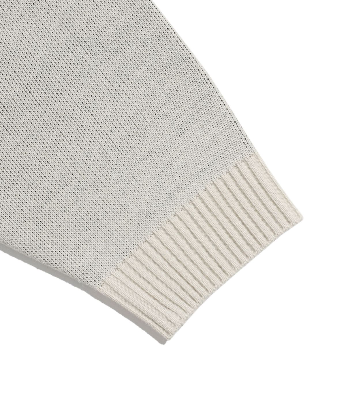 나이스고스트클럽(NICEGHOSTCLUB) TORNADO LOGO KNIT_IVORY(NG2DFUK607A)