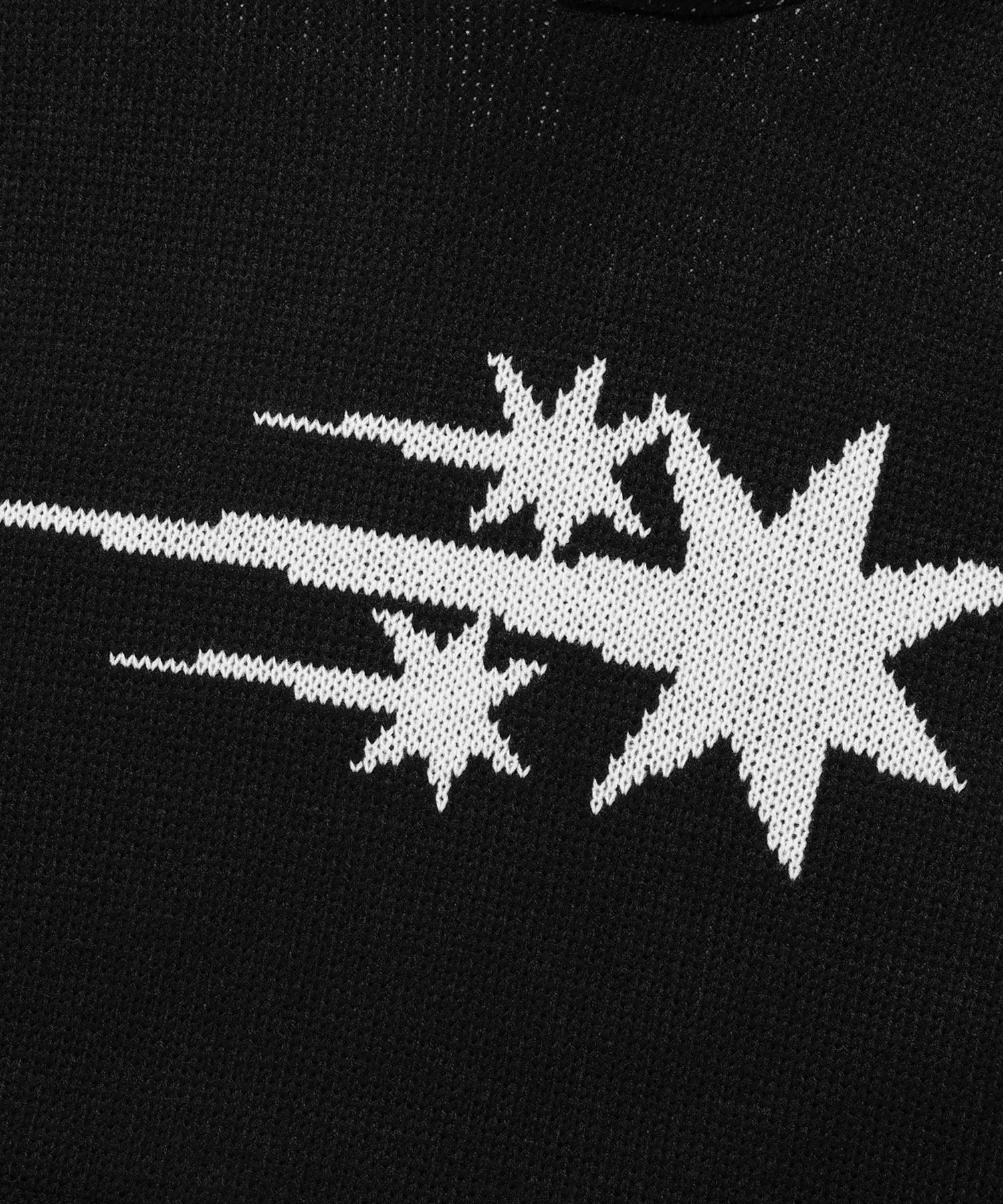 [ NICE GHOST CLUB]★24FW★3STARS LOGO KNIT HOODIE MUSINSA | NICE GHOST CLUB 3STARS LOGO KNIT HOODIE_BLACK