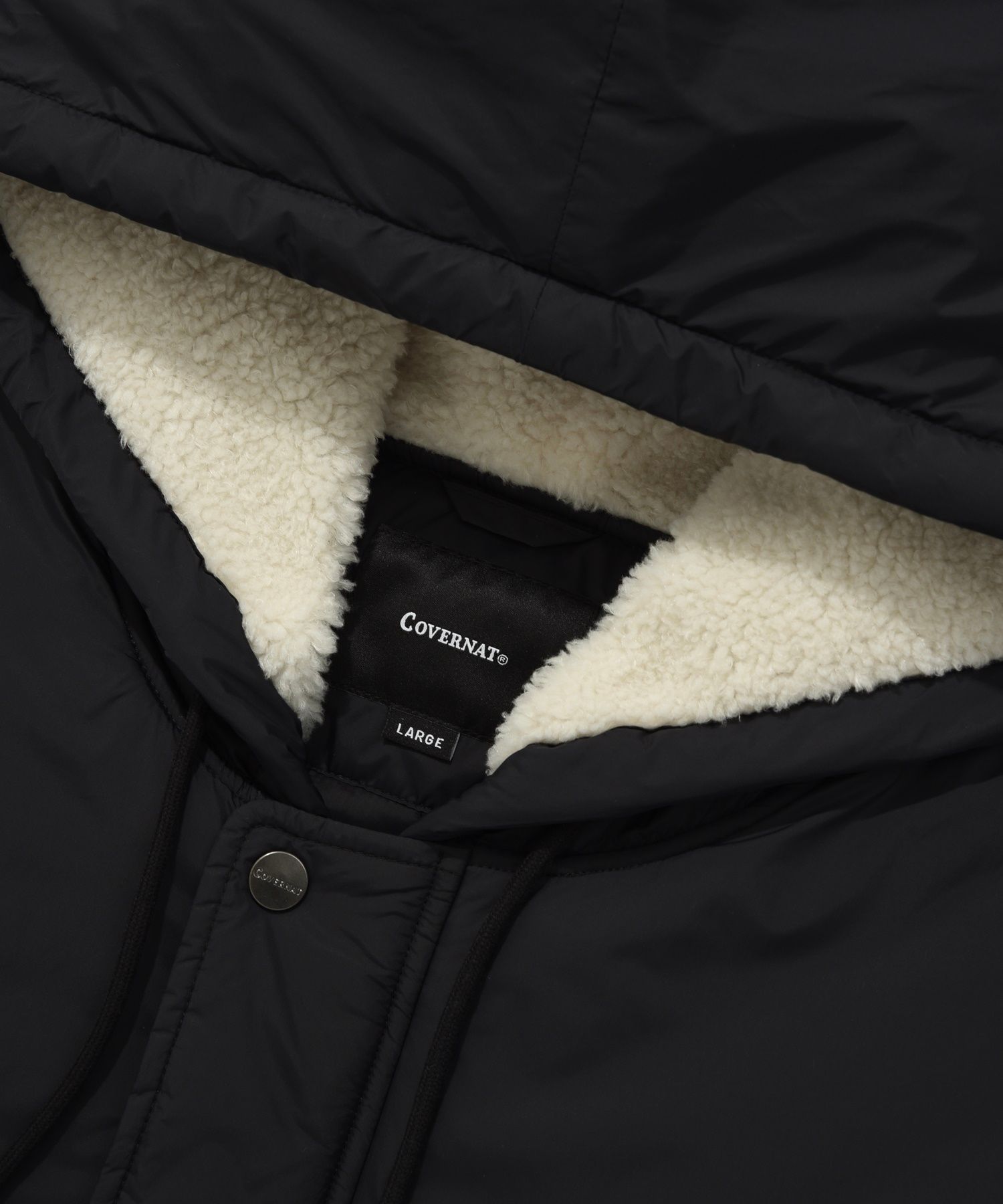 MUSINSA | COVERNAT Mid Boa Bench Jumper Black