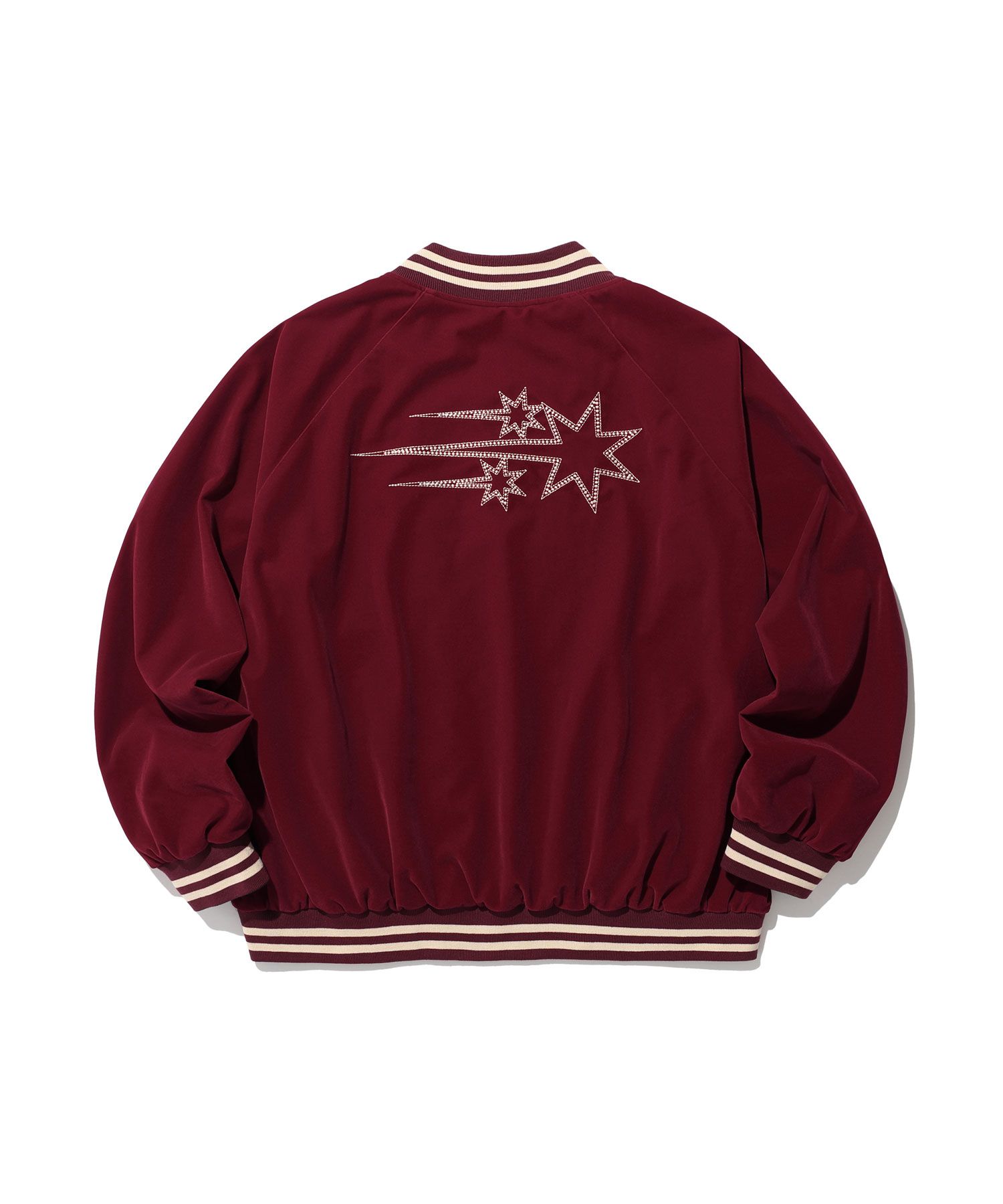 ブルゾン [NICEGHOSTCLUB]DANCE OF NICEGHOST SWEET VARSITY JACKET_MUS dance of niceghost sweat varsity jacket[black] - niceghostclub