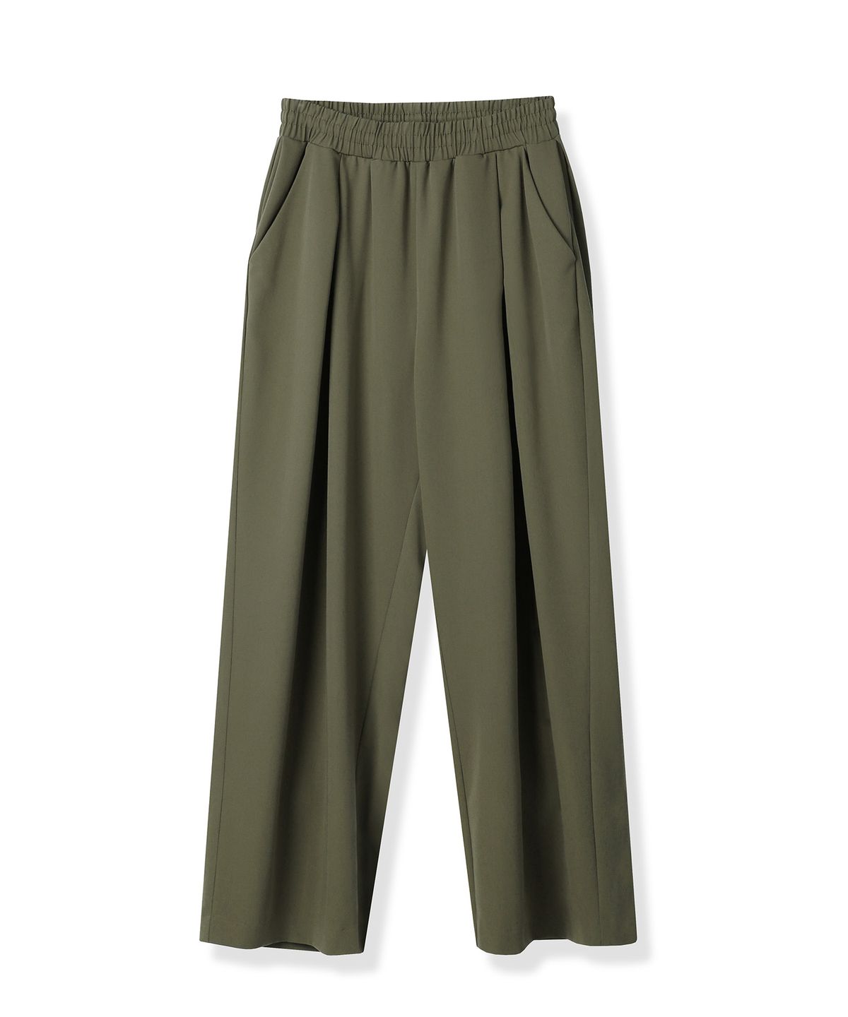 어반드레스(AVANDRESS) Pintuck Jar pants KHAKI