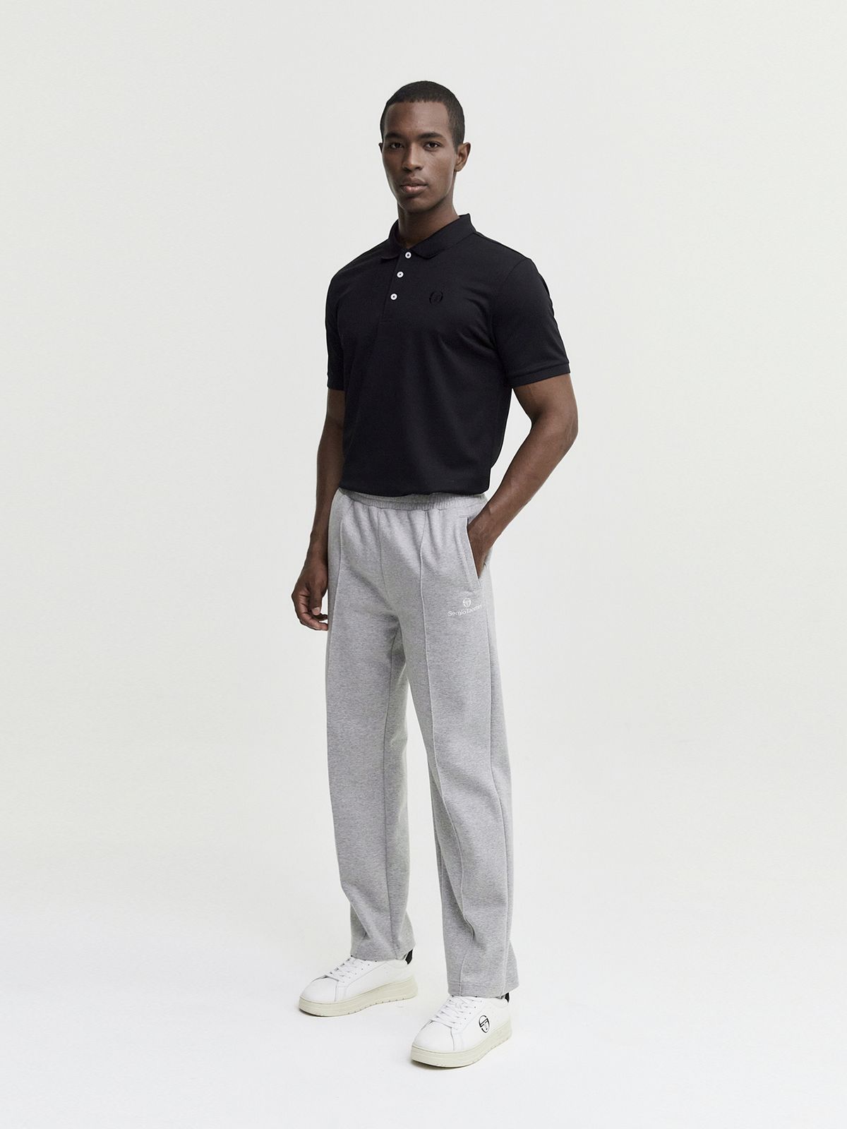세르지오 타키니(SERGIO TACCHINI) M 에센셜 스웻 팬츠 (Melange Grey)