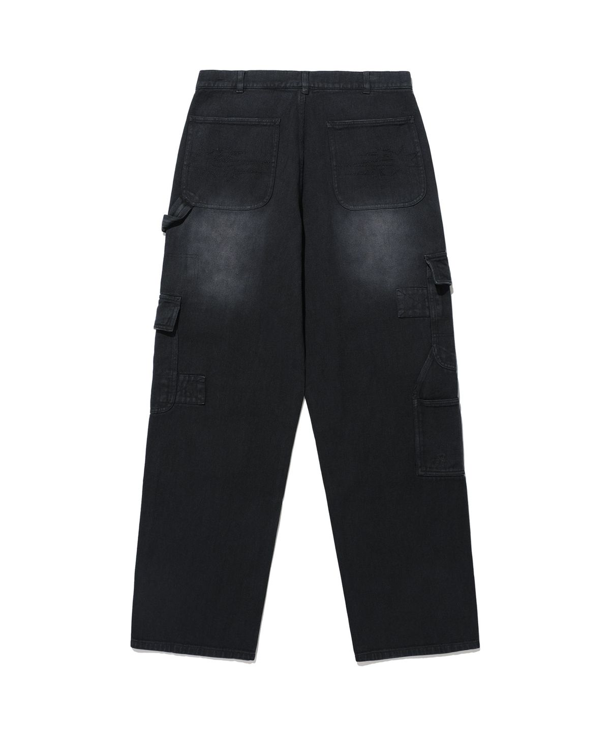 나이스고스트클럽(NICEGHOSTCLUB) CARPENTER CARGO WASHED JEANS_BLACK(NG2DFUD104A)
