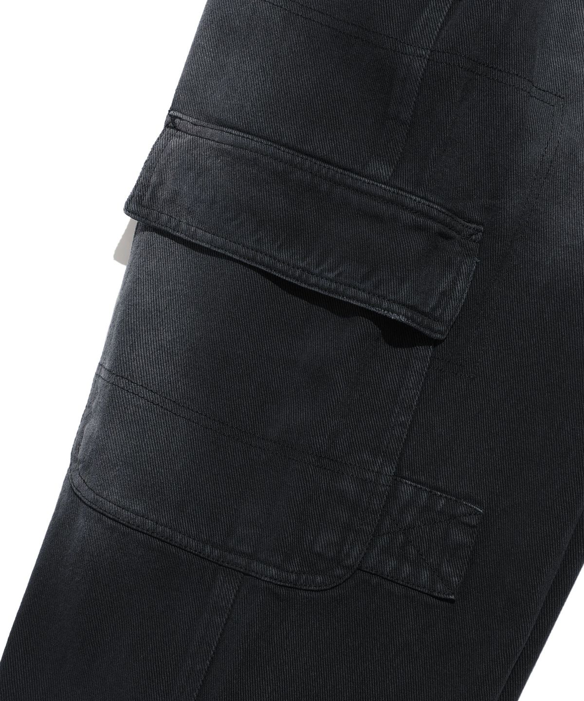 나이스고스트클럽(NICEGHOSTCLUB) CARPENTER CARGO WASHED JEANS_BLACK(NG2DFUD104A)