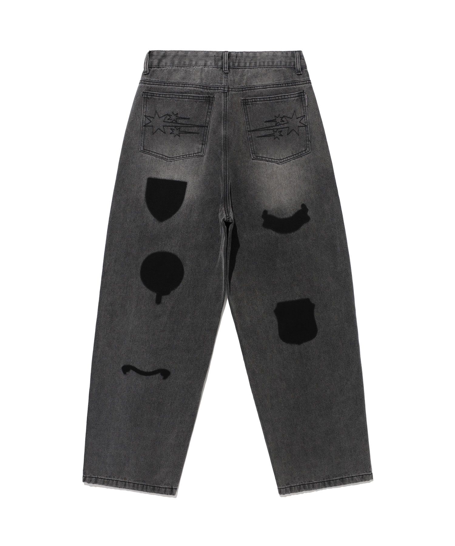 MUSINSA公式 | NICE GHOST CLUB BIG WIDE WASHED EMBLEM