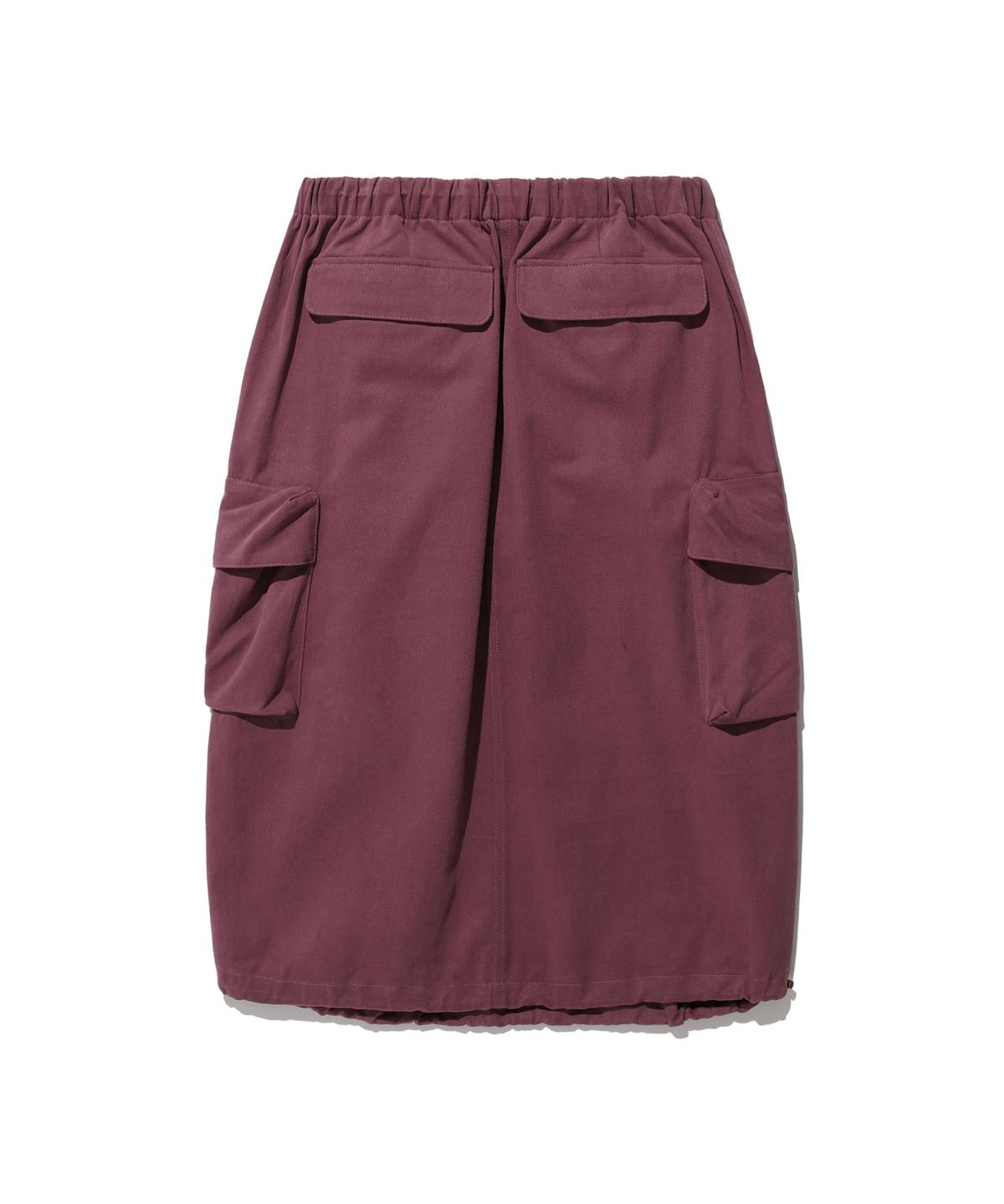 나이스고스트클럽(NICEGHOSTCLUB) COTTON MIDI SKIRT_BRICK(NG2DFFPA90A)