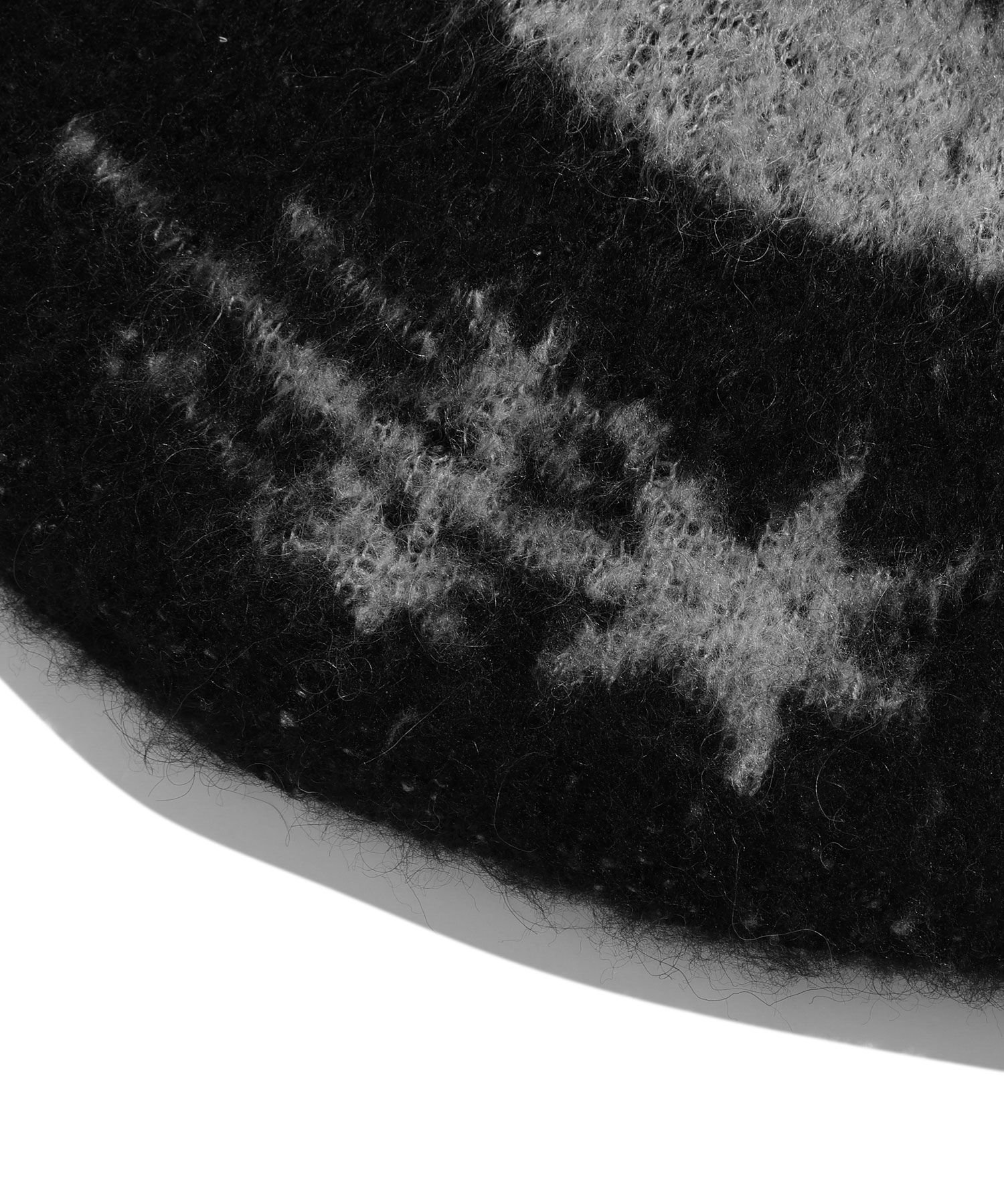 MUSINSA | NICE GHOST CLUB STRIPE 3STAR LOGO MOHAIR