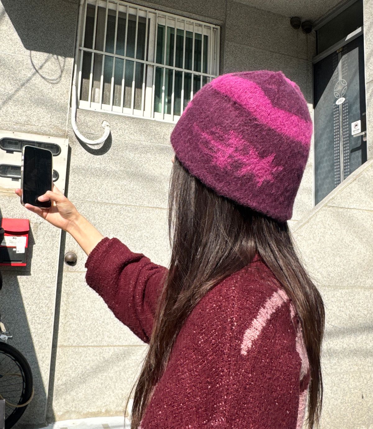 나이스고스트클럽(NICEGHOSTCLUB) STRIPE 3STAR LOGO MOHAIR BEANIE_3colors(NG2EFUAB20A)