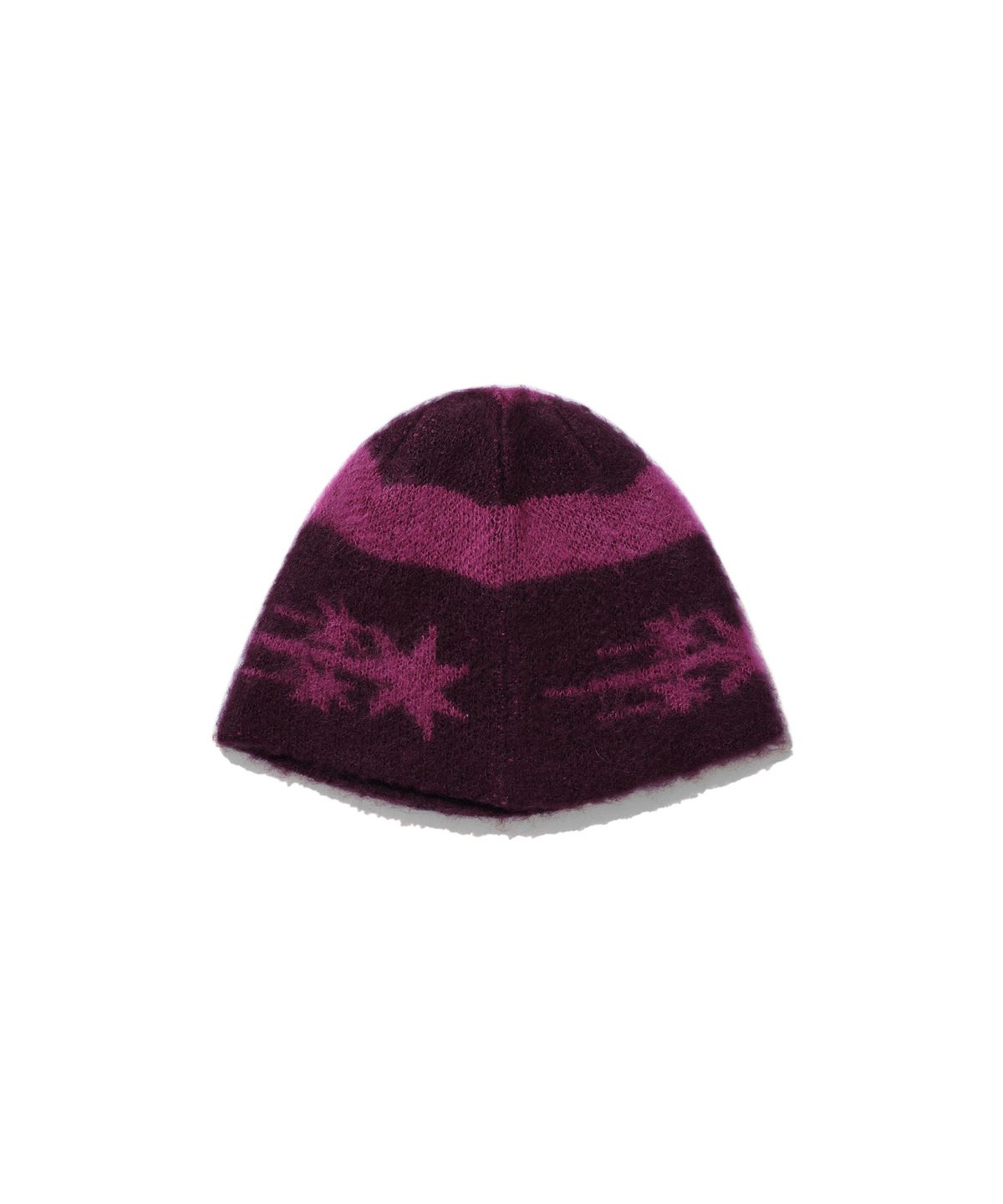 나이스고스트클럽(NICEGHOSTCLUB) STRIPE 3STAR LOGO MOHAIR BEANIE_3colors(NG2EFUAB20A)