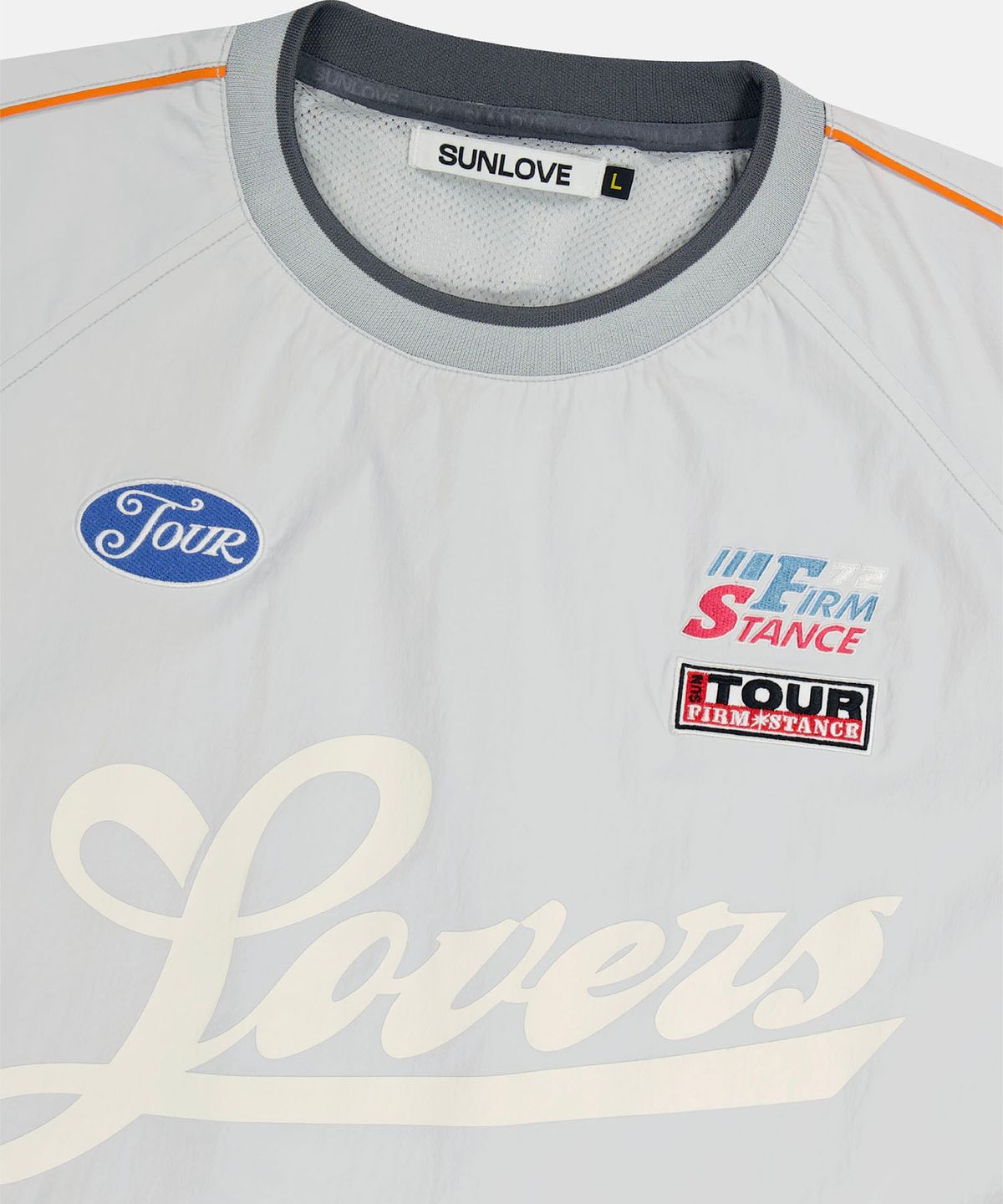 썬러브(SUNLOVE) Lovers Golf Pullover Light Grey