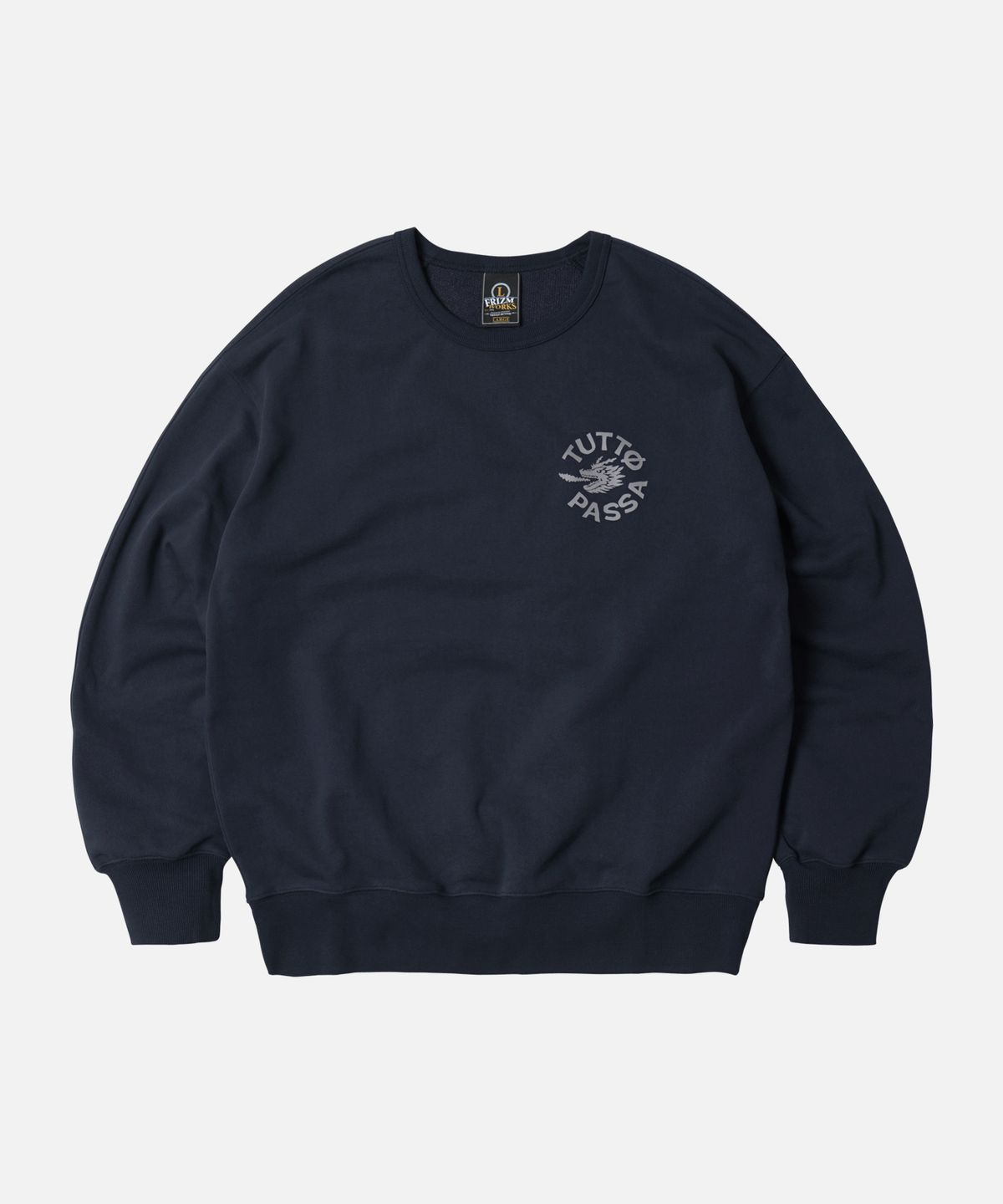 프리즘웍스(FRIZMWORKS) TUTTO PASSA SWEATSHIRT _ NAVY