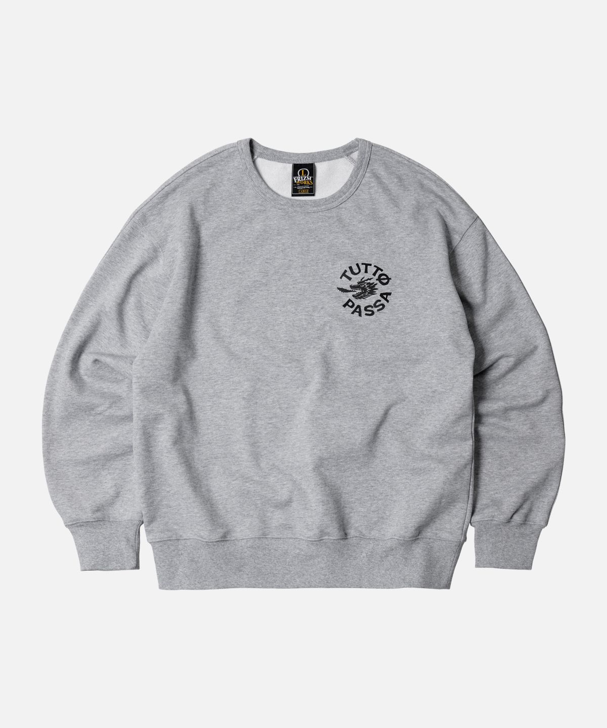 프리즘웍스(FRIZMWORKS) TUTTO PASSA SWEATSHIRT _ GRAY