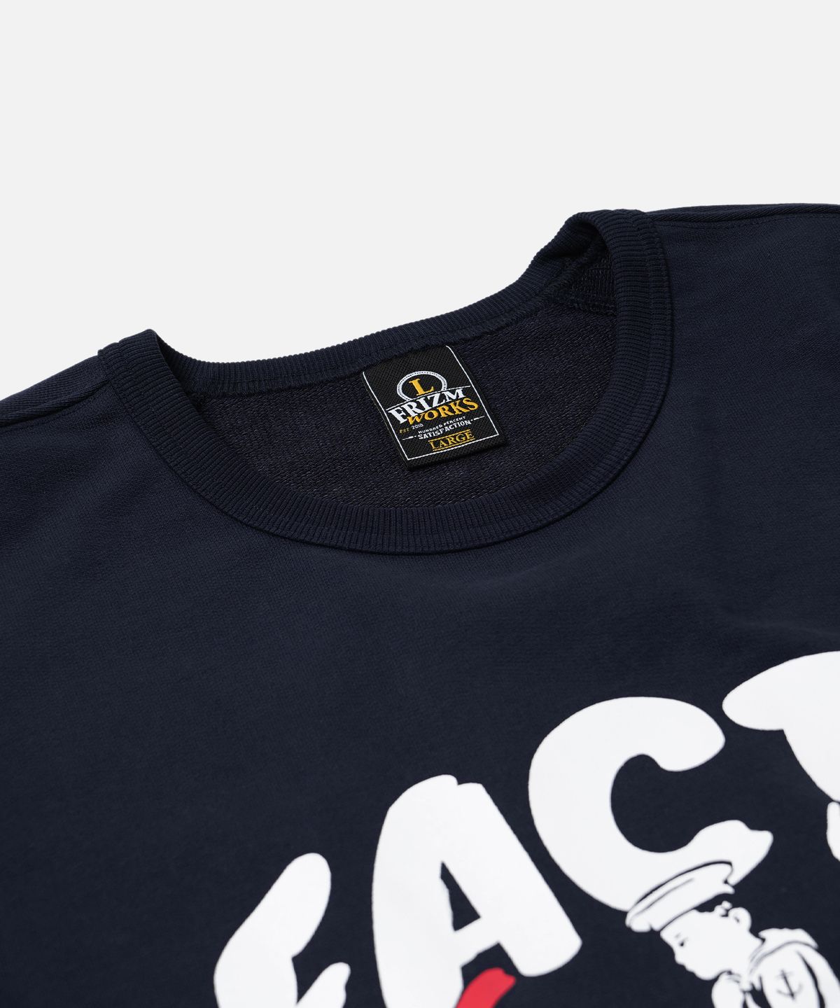 프리즘웍스(FRIZMWORKS) POSTAGE STAMP SWEATSHIRT _ NAVY