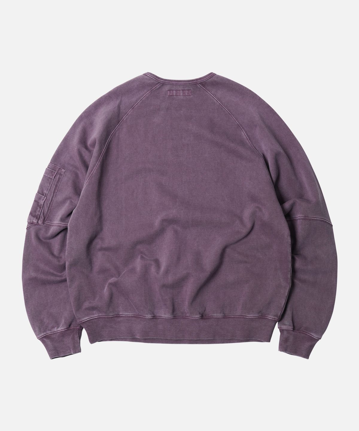 프리즘웍스(FRIZMWORKS) PIGMENT DYEING MIL SWEATSHIRT _ PURPLE