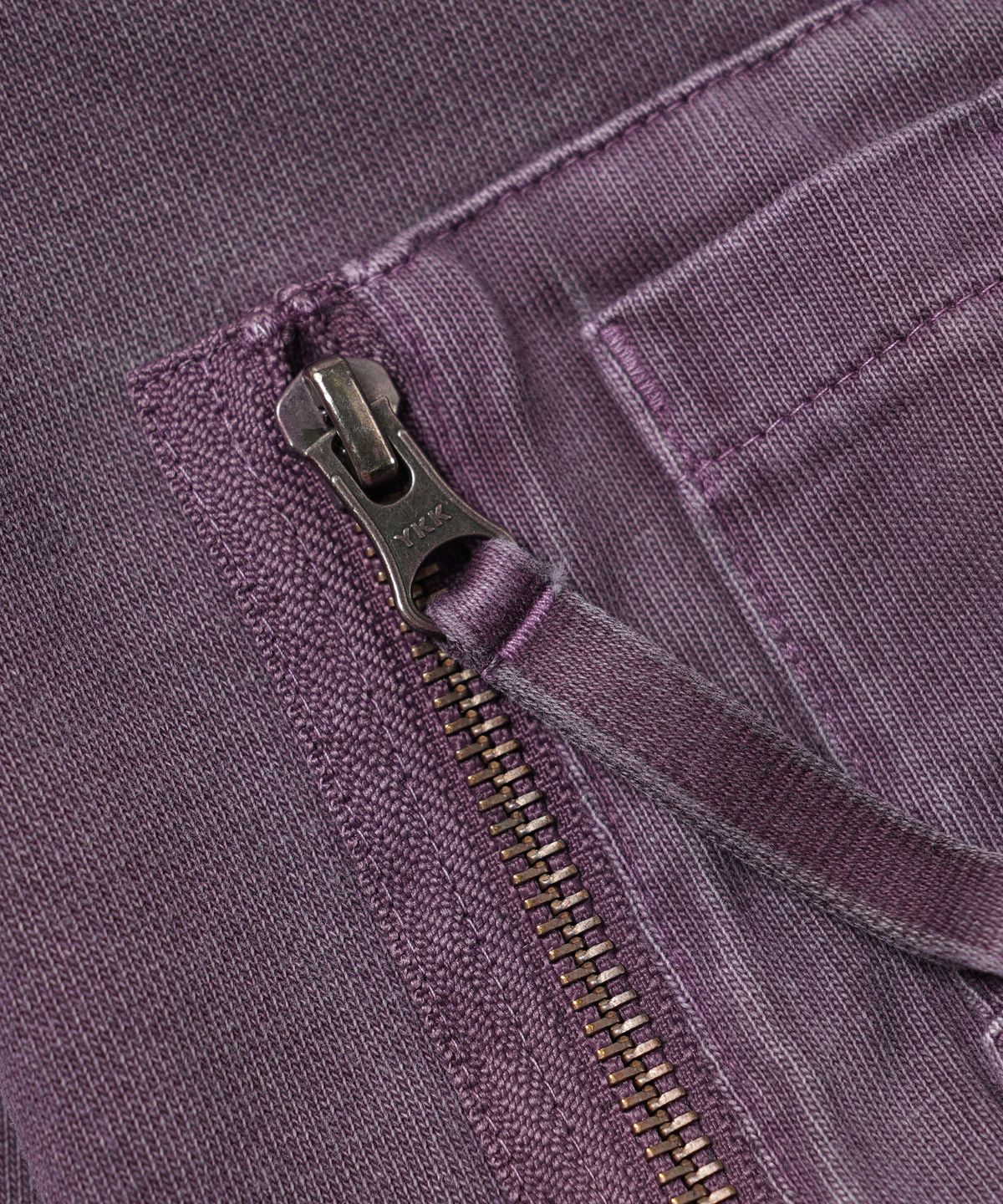 프리즘웍스(FRIZMWORKS) PIGMENT DYEING MIL SWEATSHIRT _ PURPLE