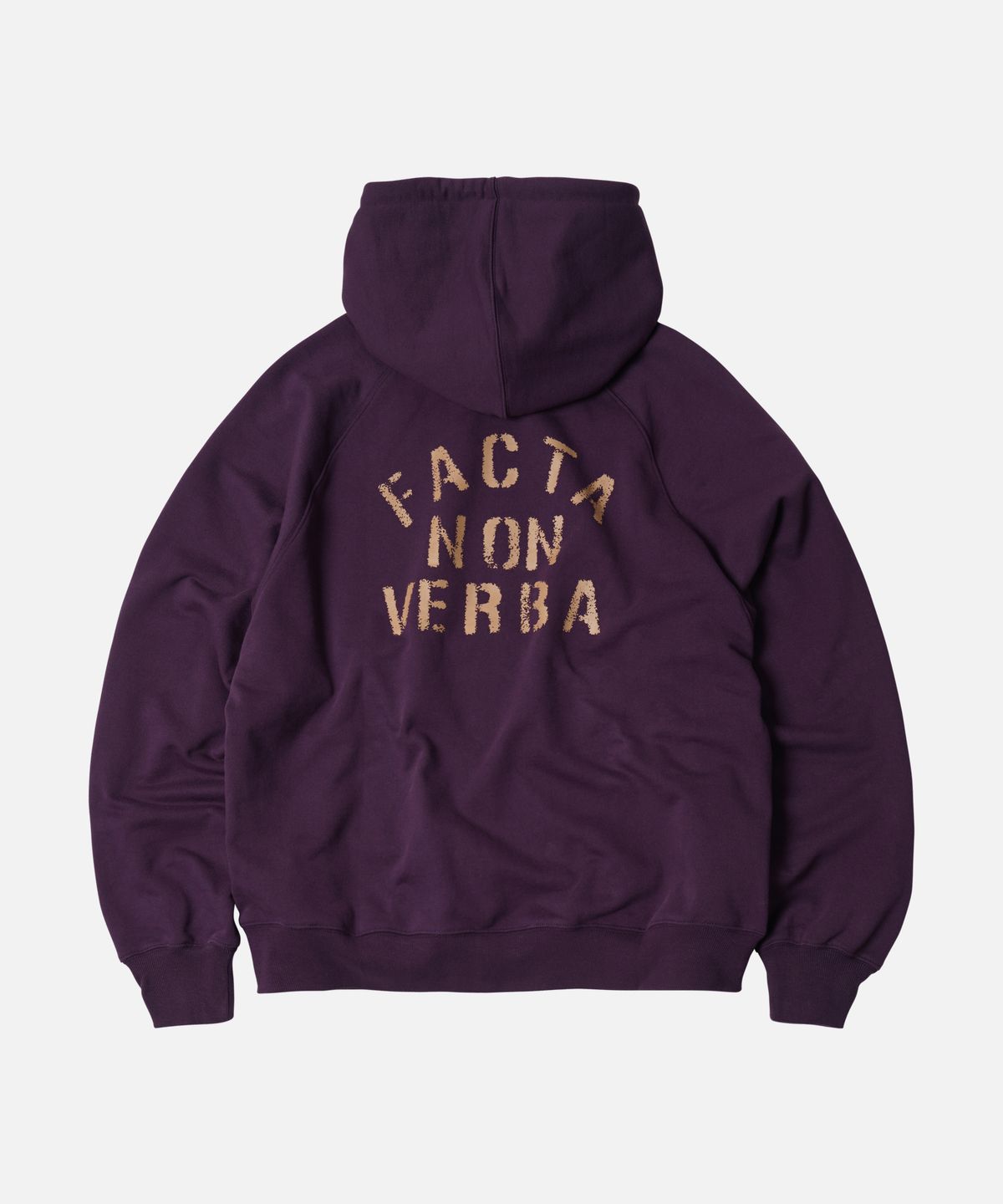 프리즘웍스(FRIZMWORKS) FACTA NON VERBA HOODY _ PURPLE