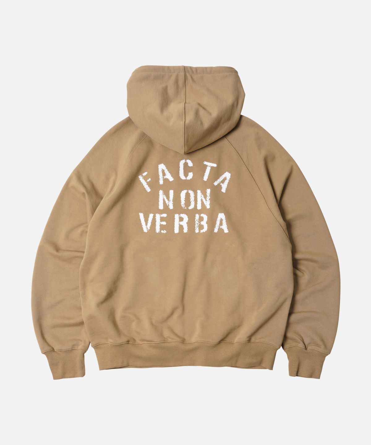 프리즘웍스(FRIZMWORKS) FACTA NON VERBA HOODY _ CAMEL