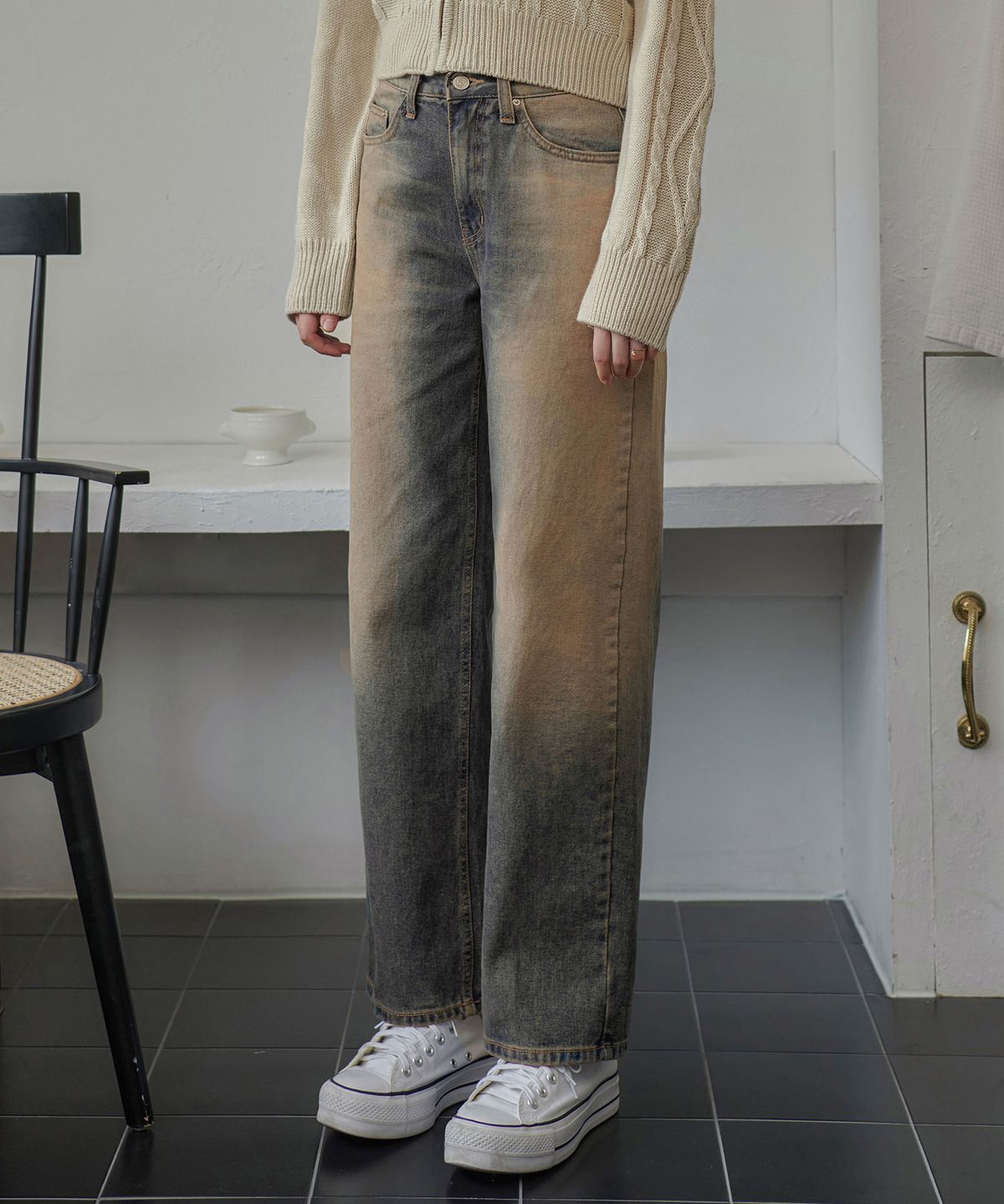판도라핏(PANDORAFIT) [WIDE] Isabella Jeans