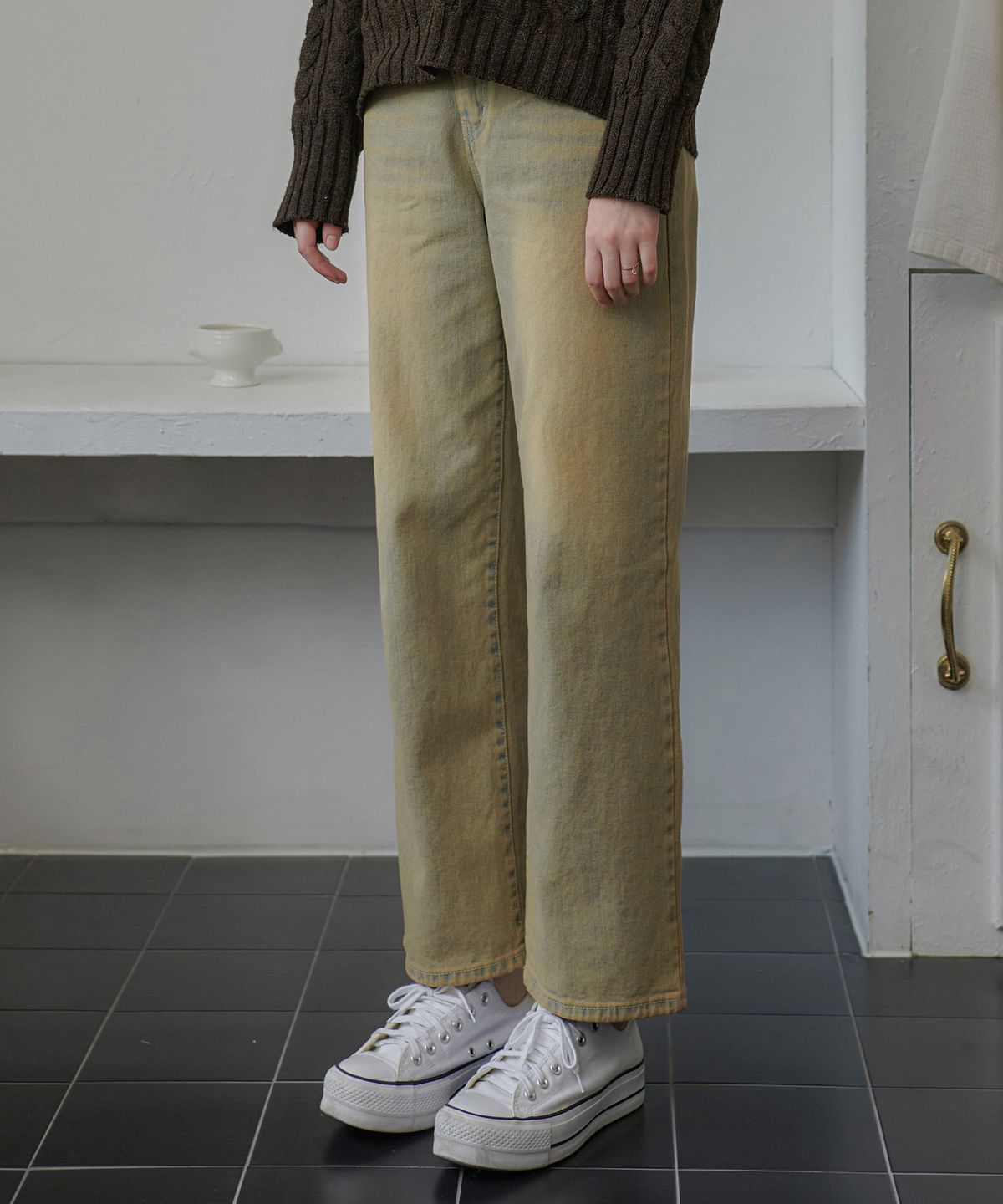 판도라핏(PANDORAFIT) [WIDE] Horizen Jeans