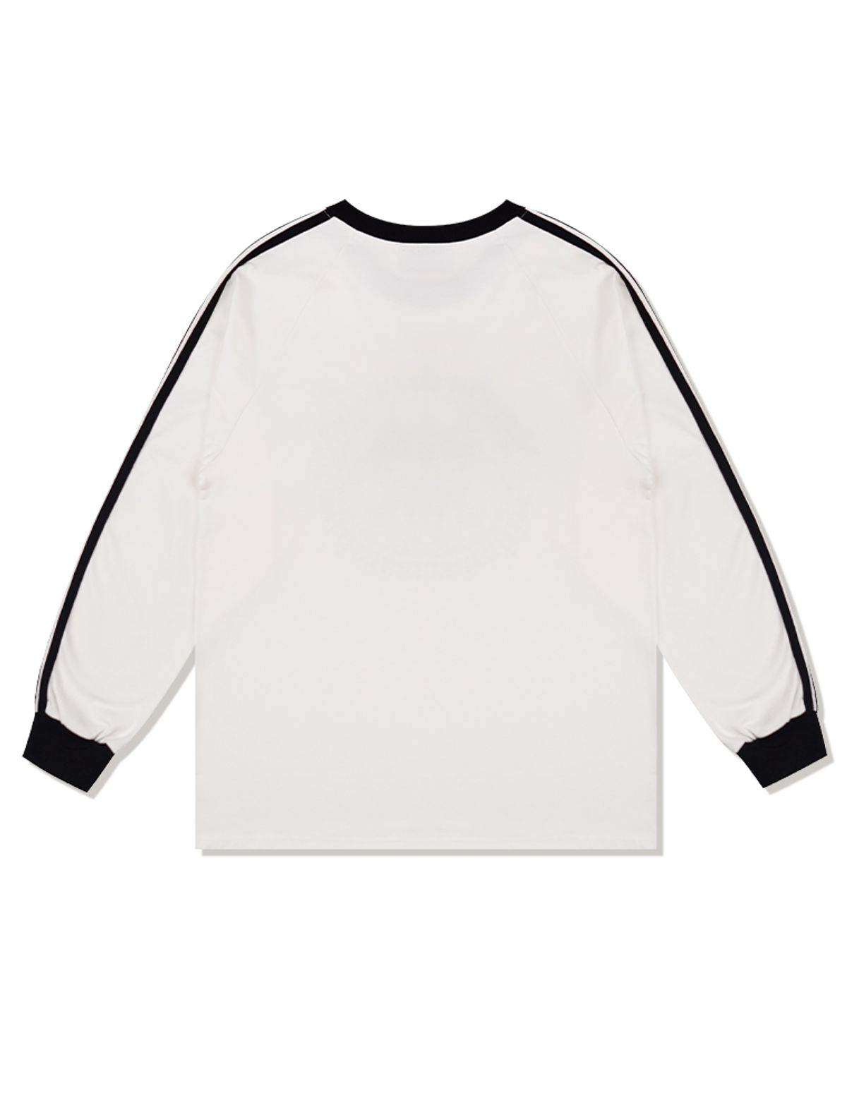라 메종 스튜디오(LA MAISON STUDIO) UNISEX 르리스 라글란 라인배색 롱 슬리브 화이트블랙(FCD3TS801M)