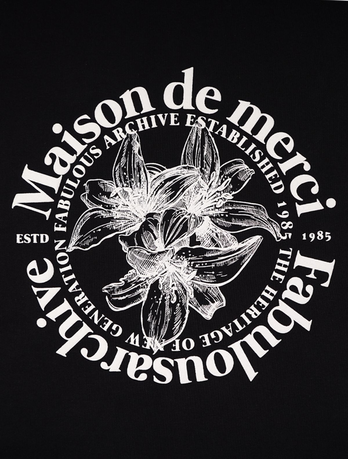라 메종 스튜디오(LA MAISON STUDIO) UNISEX 르리스 라글란 라인배색 롱 슬리브 블랙화이트(FCD3TS801M)