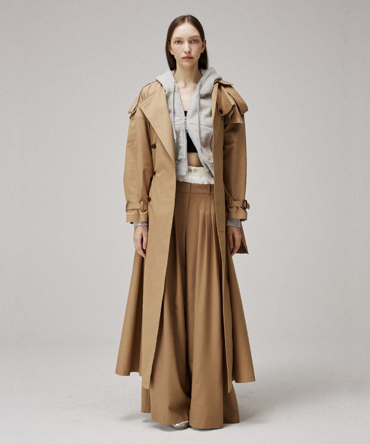 므아므(MMAM) Signature double button trench coat