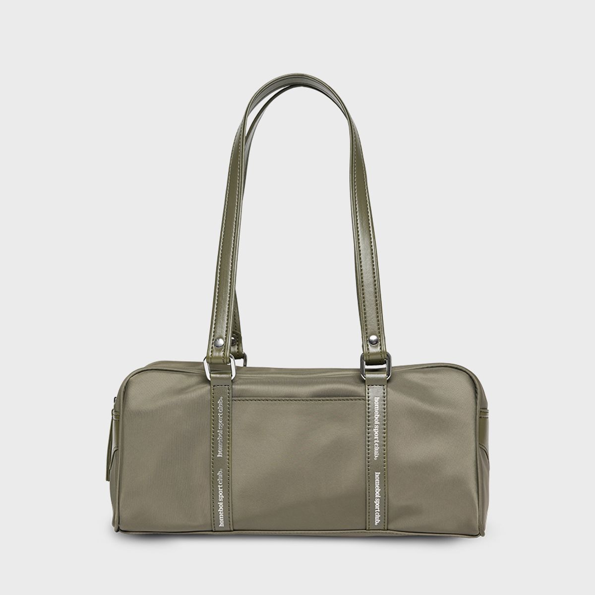 홈보이스포츠클럽(HOMEBOI SPORT CLUB) line boston bag(라인보스턴백) - 카키