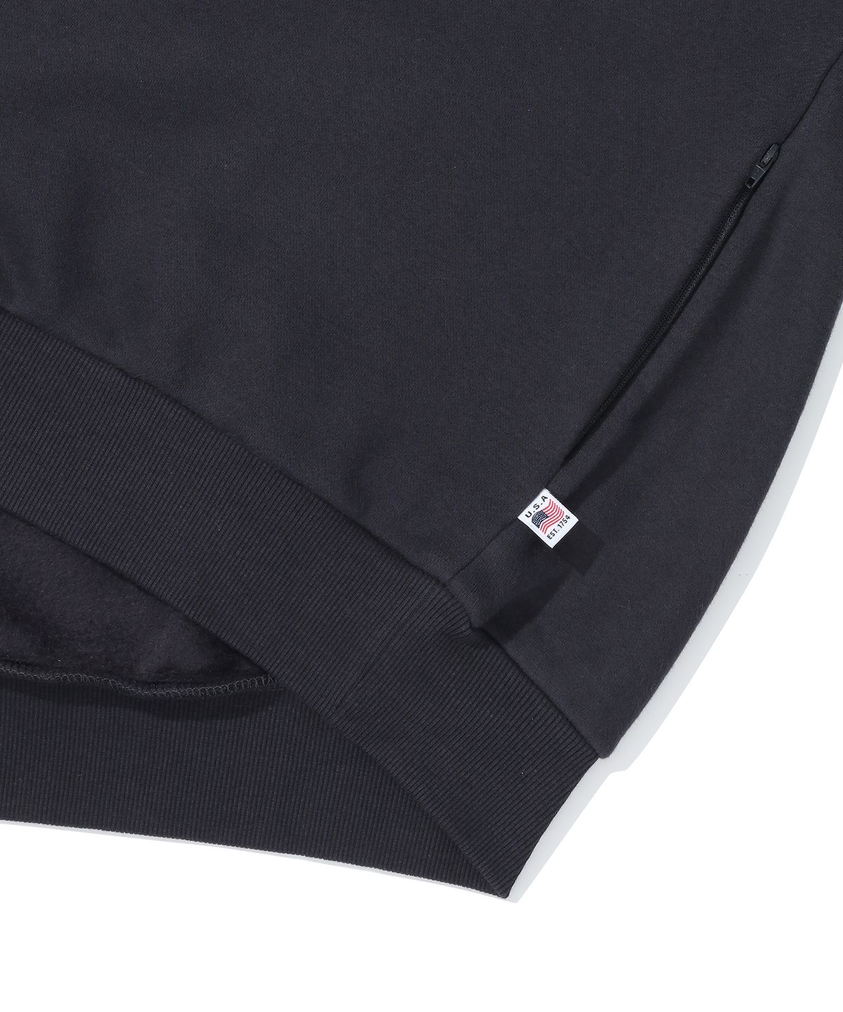 컬럼비아 유니버시티(COLUMBIA UNIVERSITY) COLUMBIA ARCH OVER-FIT FLEECE HALF ZU SWEATSHIRTS 크라운네이비