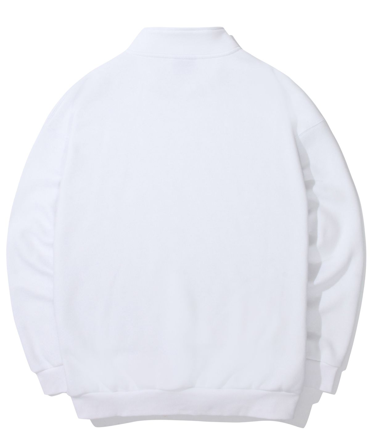 컬럼비아 유니버시티(COLUMBIA UNIVERSITY) COLUMBIA ARCH OVER-FIT FLEECE HALF ZU SWEATSHIRTS 화이트