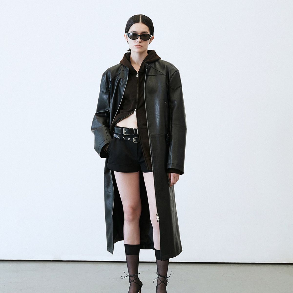 엘씨디씨티엠(LCDC™) OVERSIZED BIKER COAT