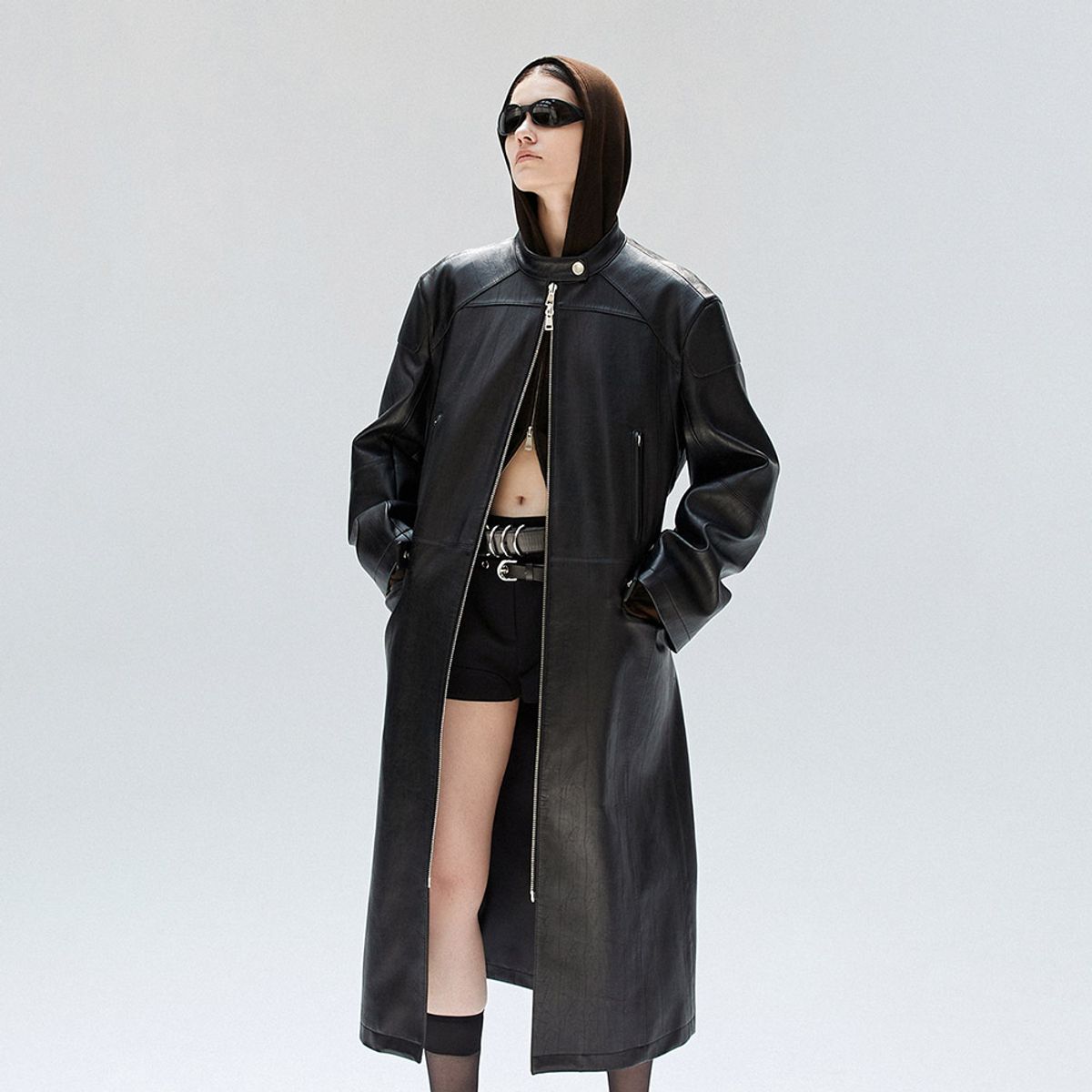 엘씨디씨티엠(LCDC™) OVERSIZED BIKER COAT