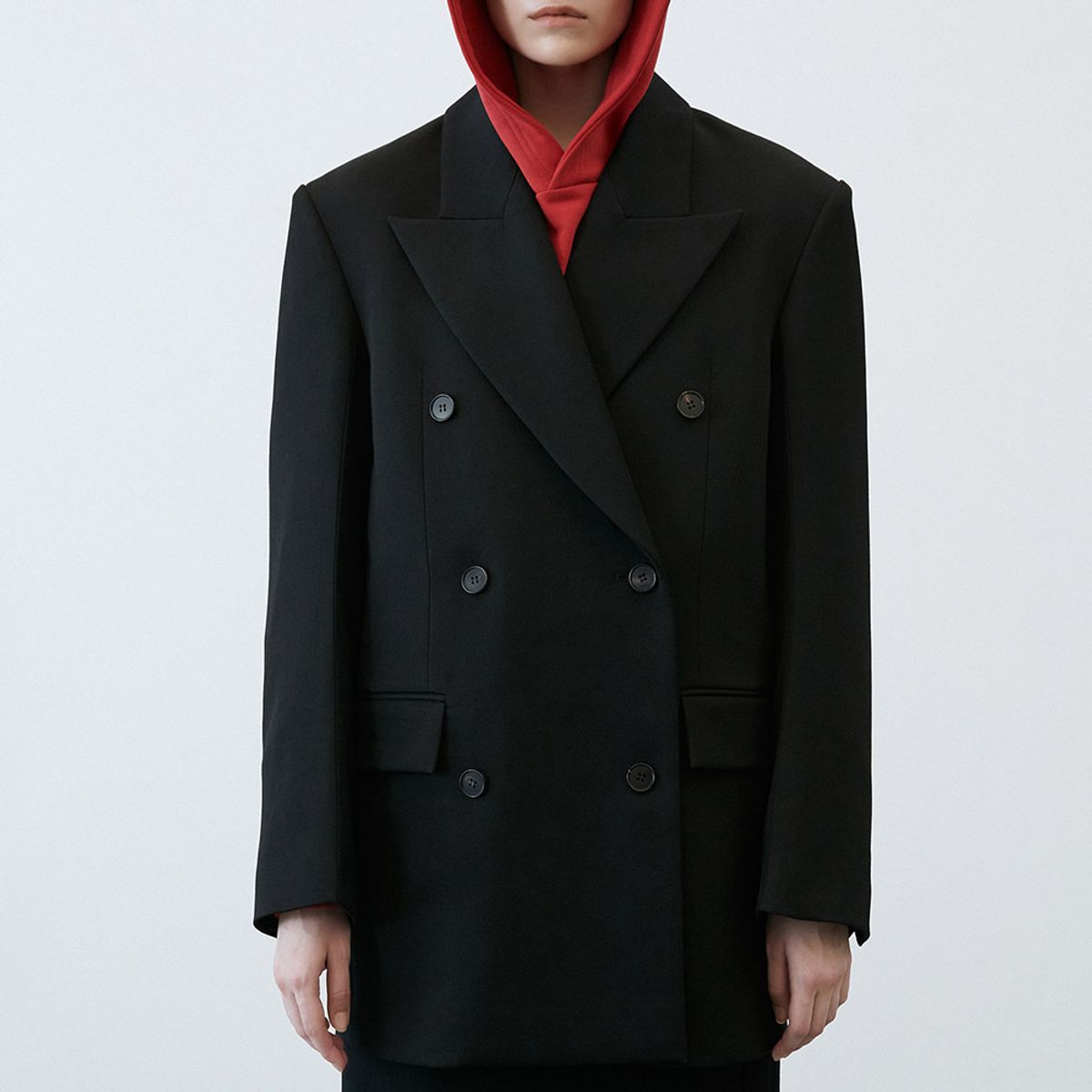 엘씨디씨티엠(LCDC™) TEXTURED TWILL OVERSIZED BLAZER