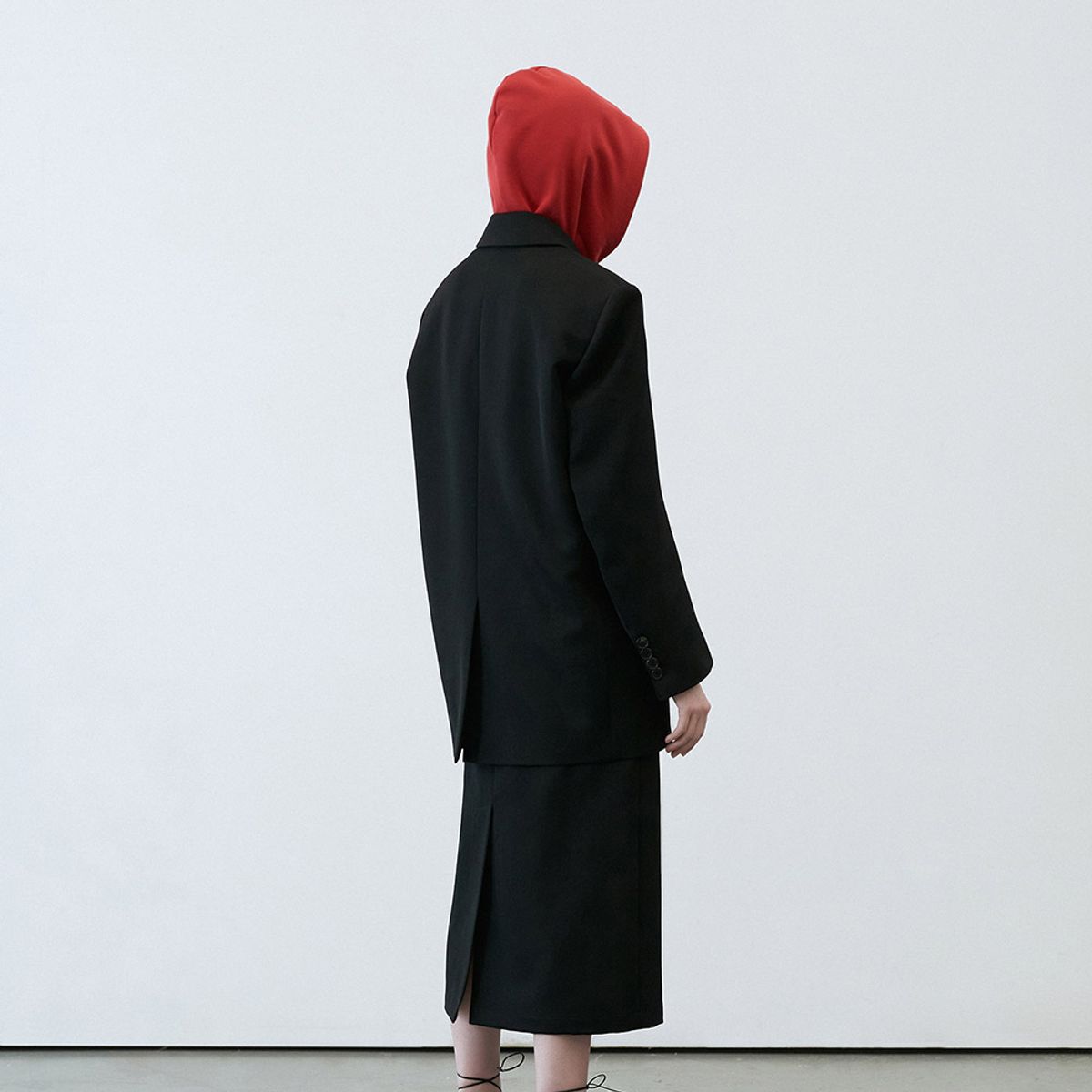 엘씨디씨티엠(LCDC™) TEXTURED TWILL OVERSIZED BLAZER