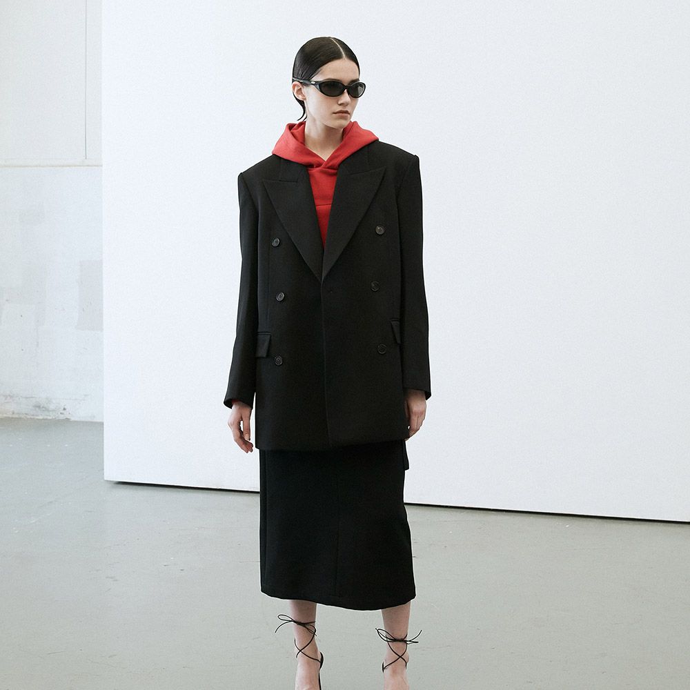 MUSINSA | LCDC TM TEXTURED TWILL OVERSIZED BLAZER