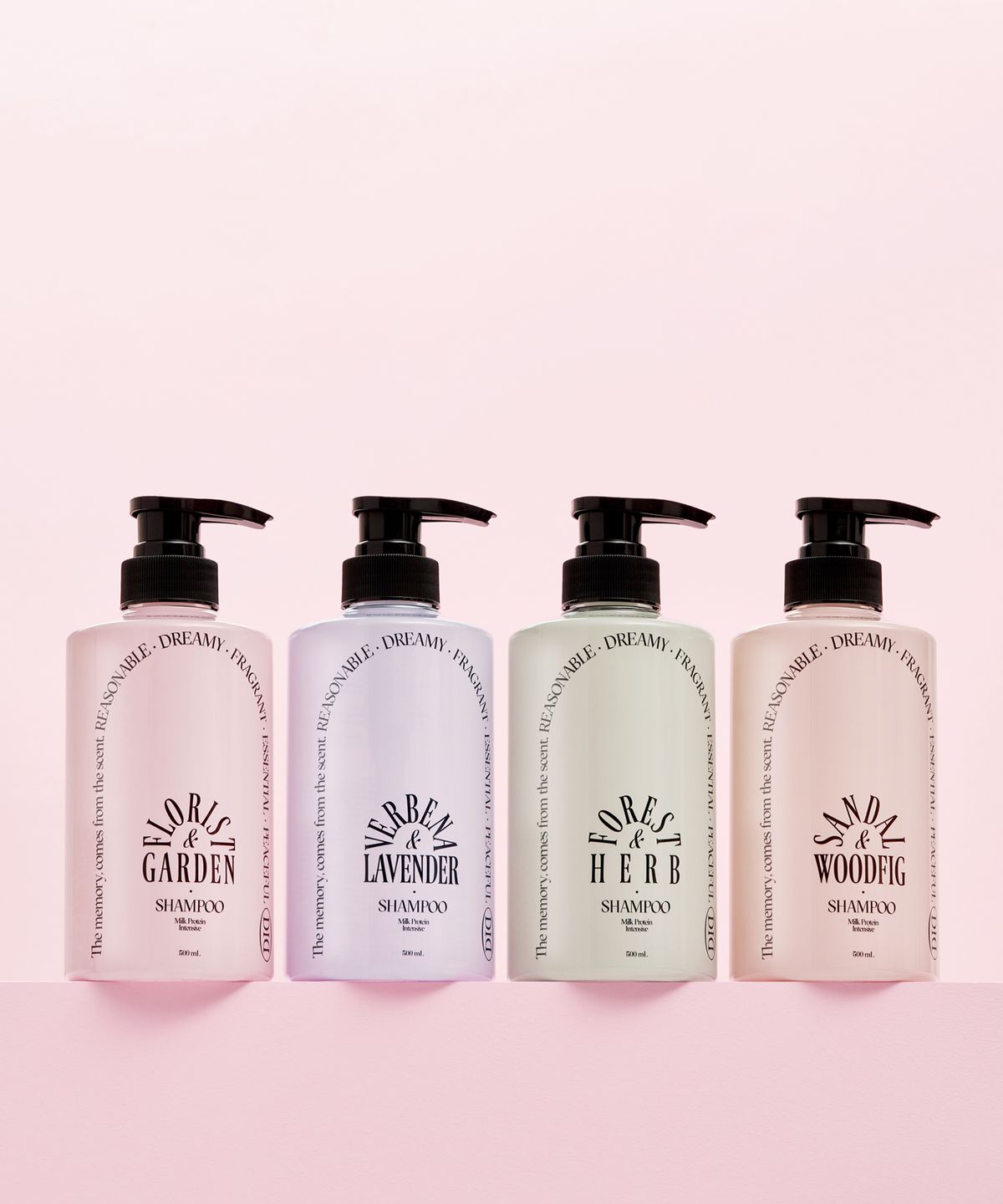 오디드(ODID) 밀크프로틴 인텐시브 샴푸 포레스트허브 500ml+[증정]샴푸 샤쉐 6ml 4종