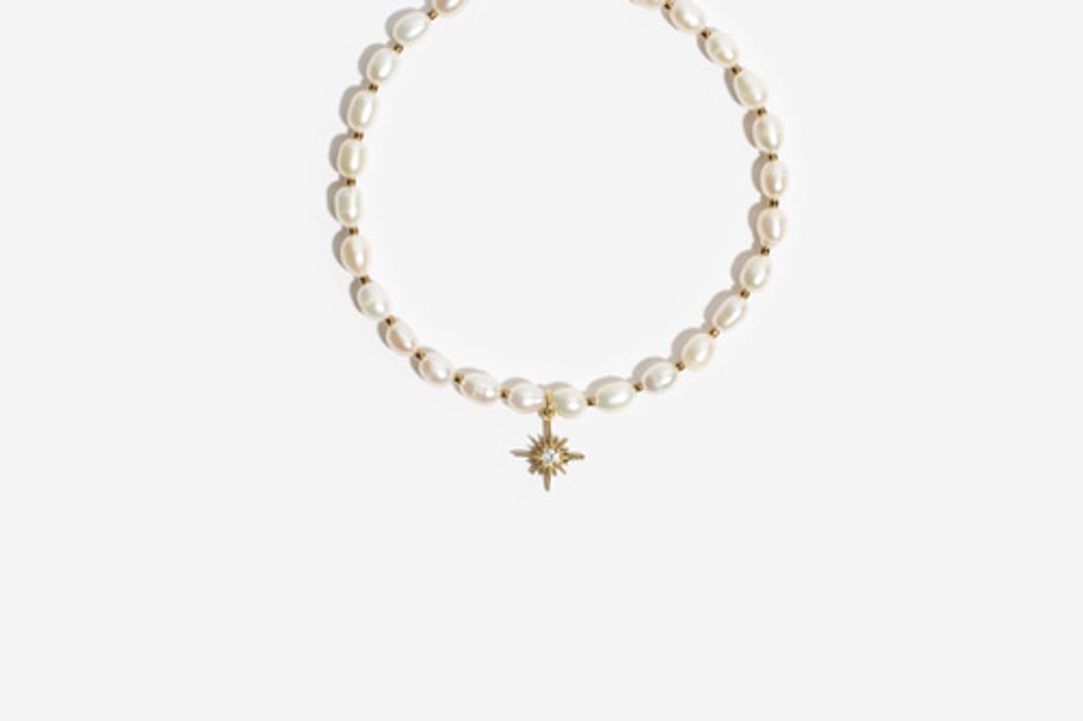 모드곤(MODGONE) 별장식 담수진주 팔찌,발찌 Star Pendant pearl Bracelet, Anklet